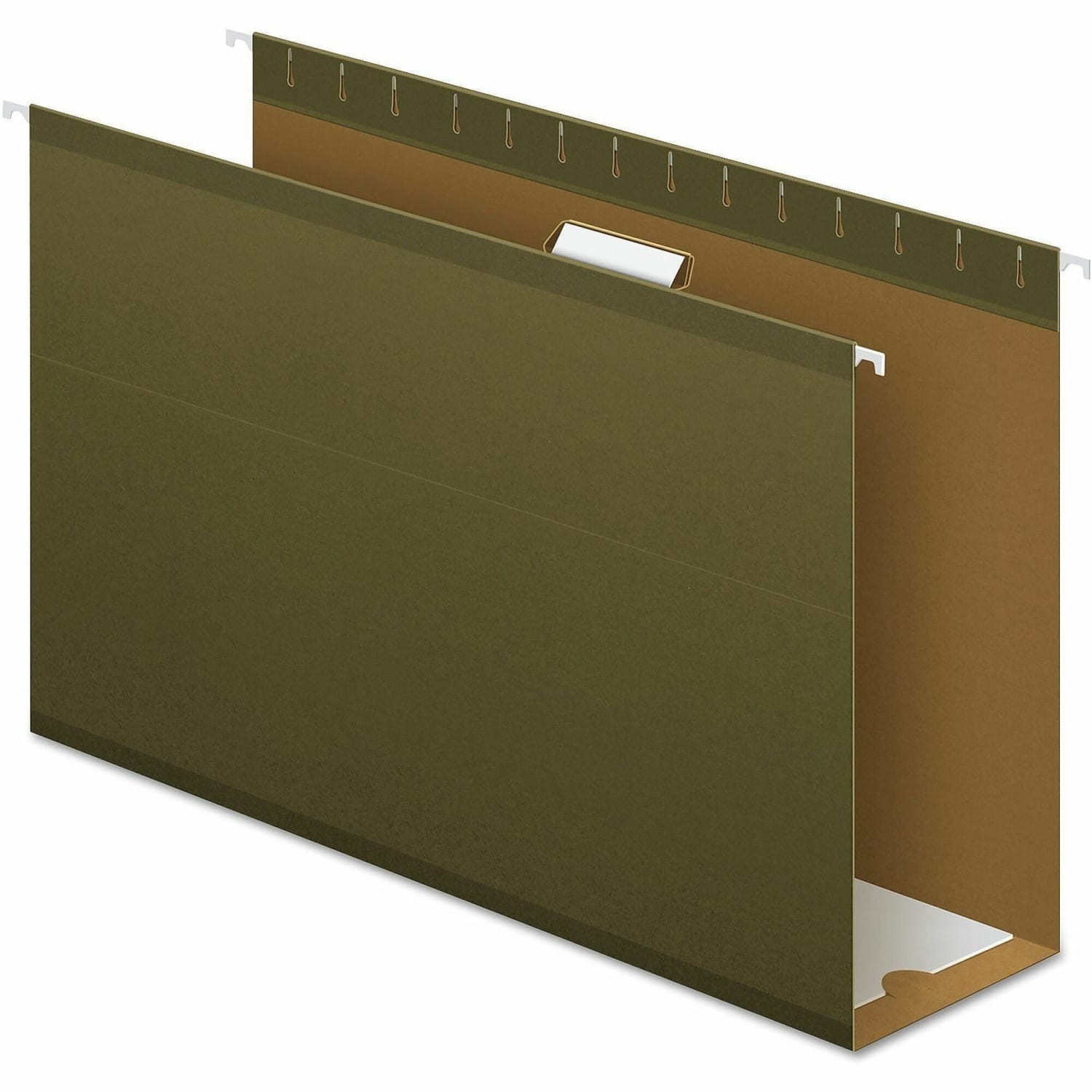 Pendaflex Premium Reinforced Extra-Capacity Hanging File Folders, 4in Expansion, Legal Size, Green, Pack Of 25 Folders - Image 3