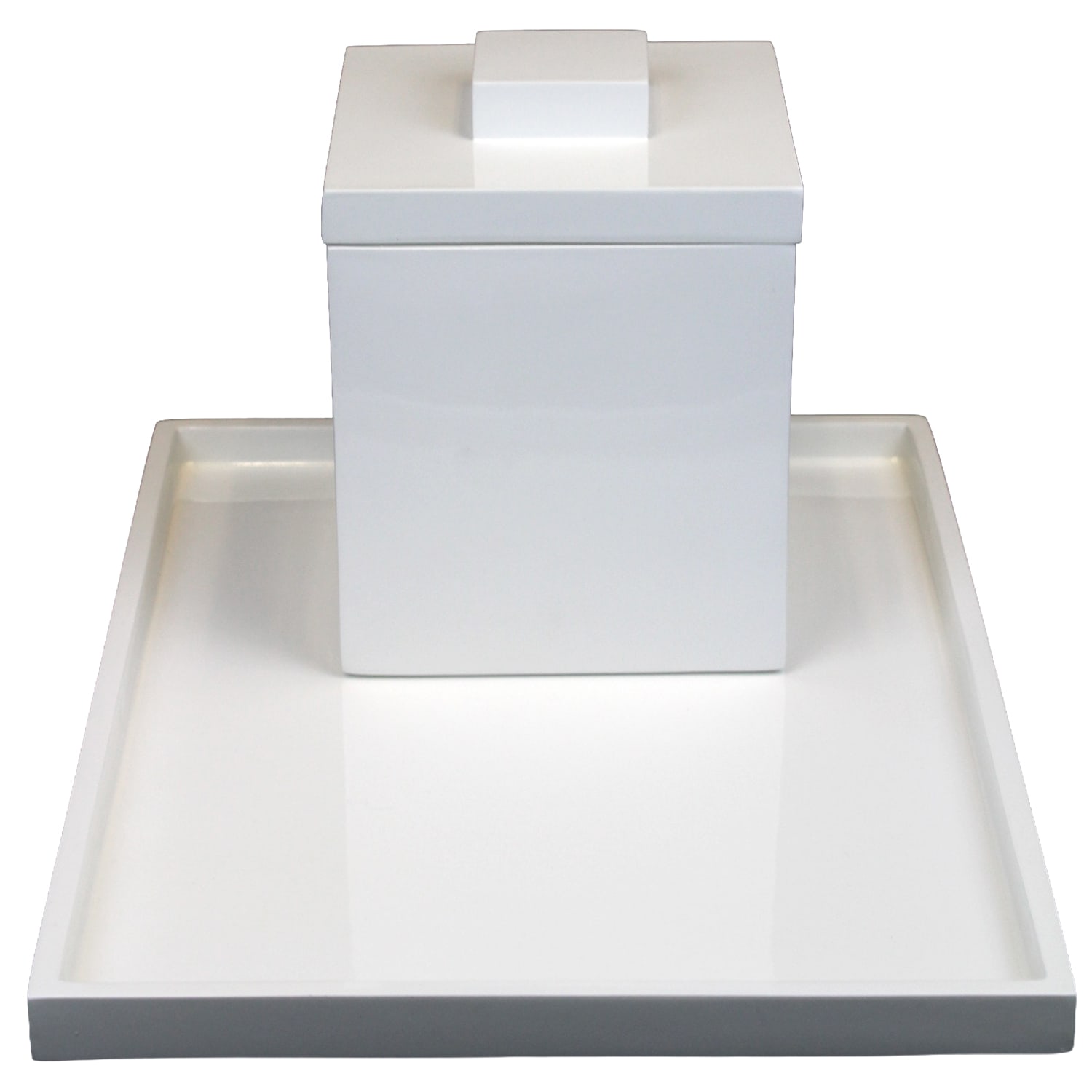 Hospitality Source Pacifica Collection Bar/Coffee Trays, 16in x 12in, White, Set Of 8 Trays - Image 5