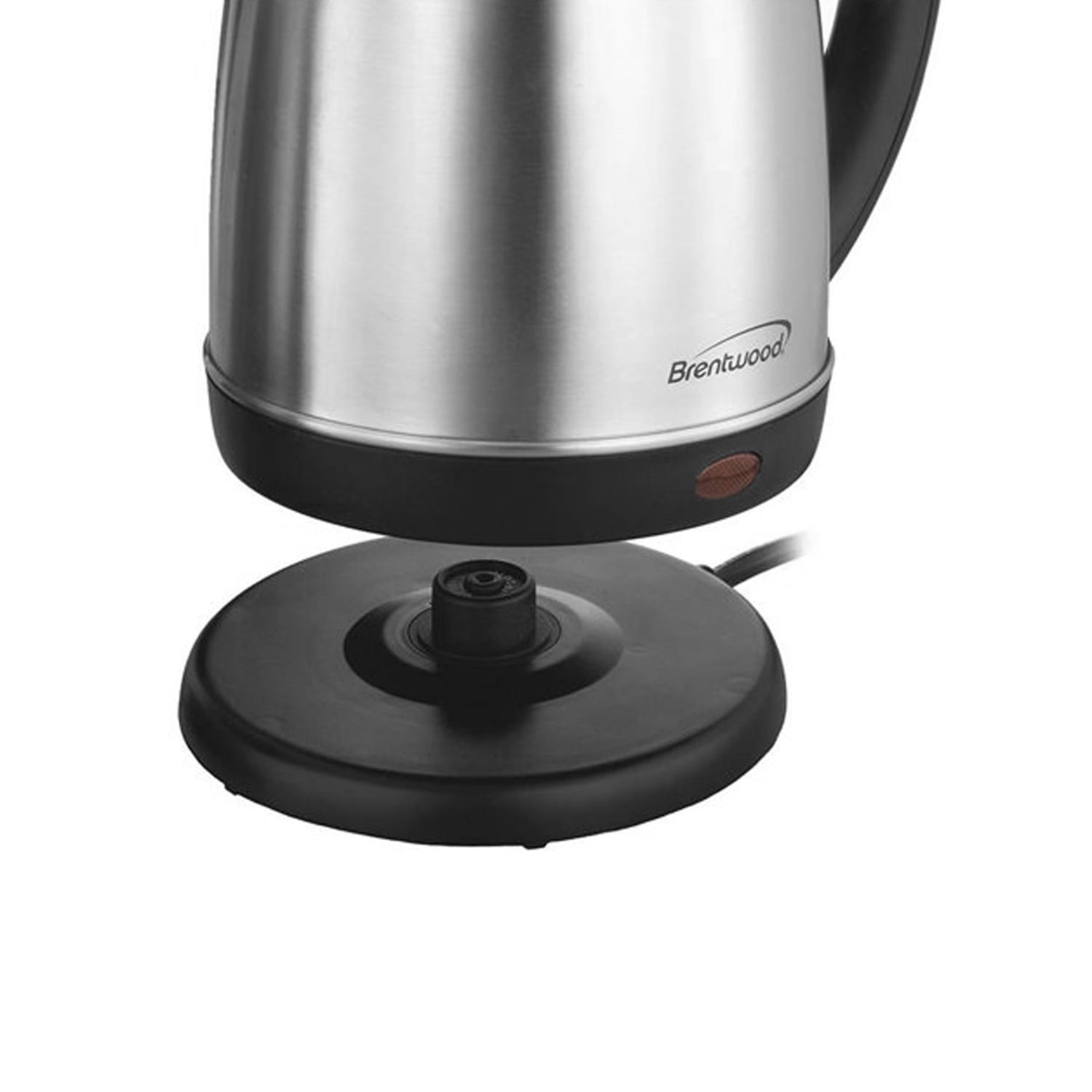Brentwood 1.2L Stainless Steel Electric Cordless Tea Kettle, Silver - Image 6