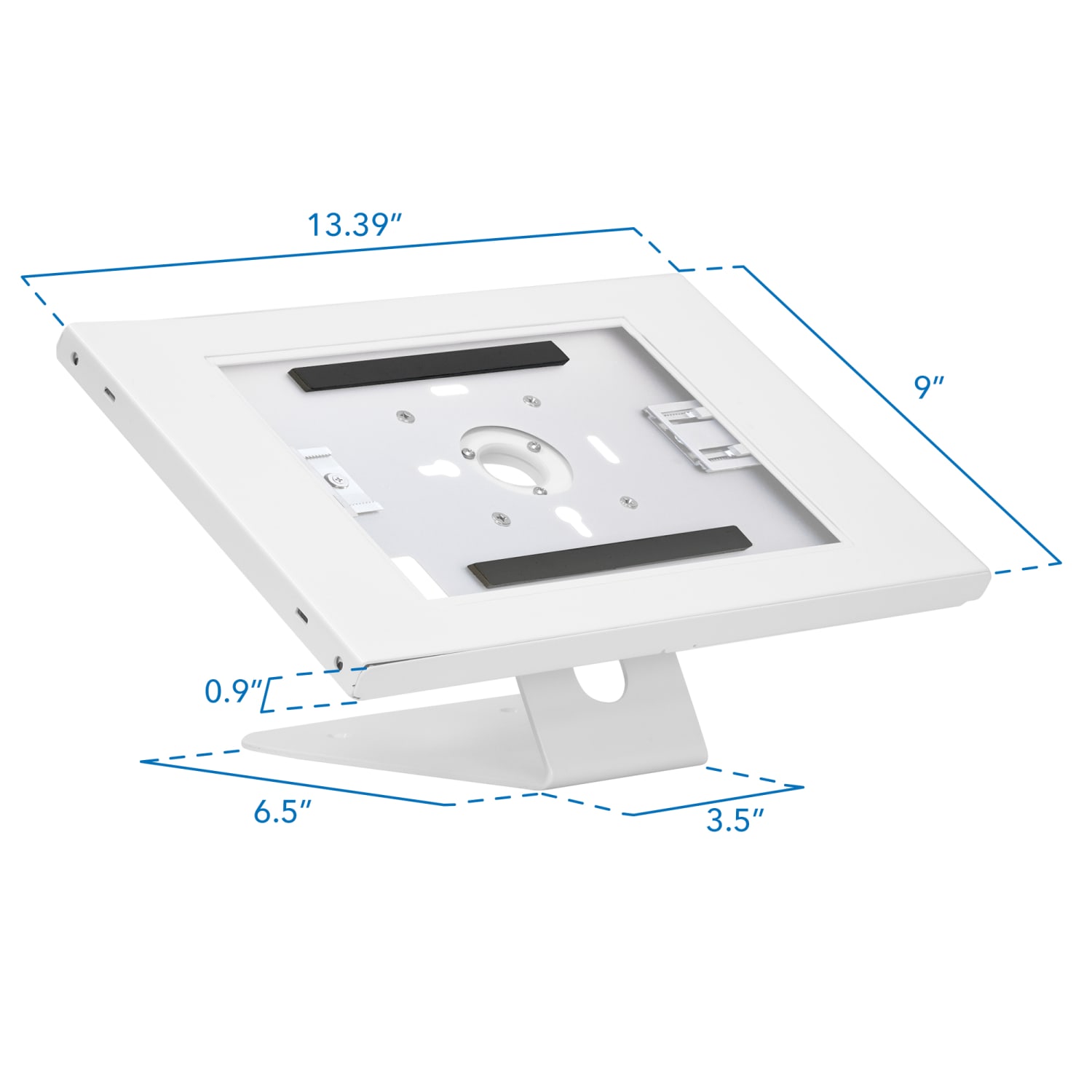 Mount-It! Anti-Theft Tablet Countertop Stand/Wall Mount, 7inH x 9-3/4inW x 14-1/4inD, White - Image 5