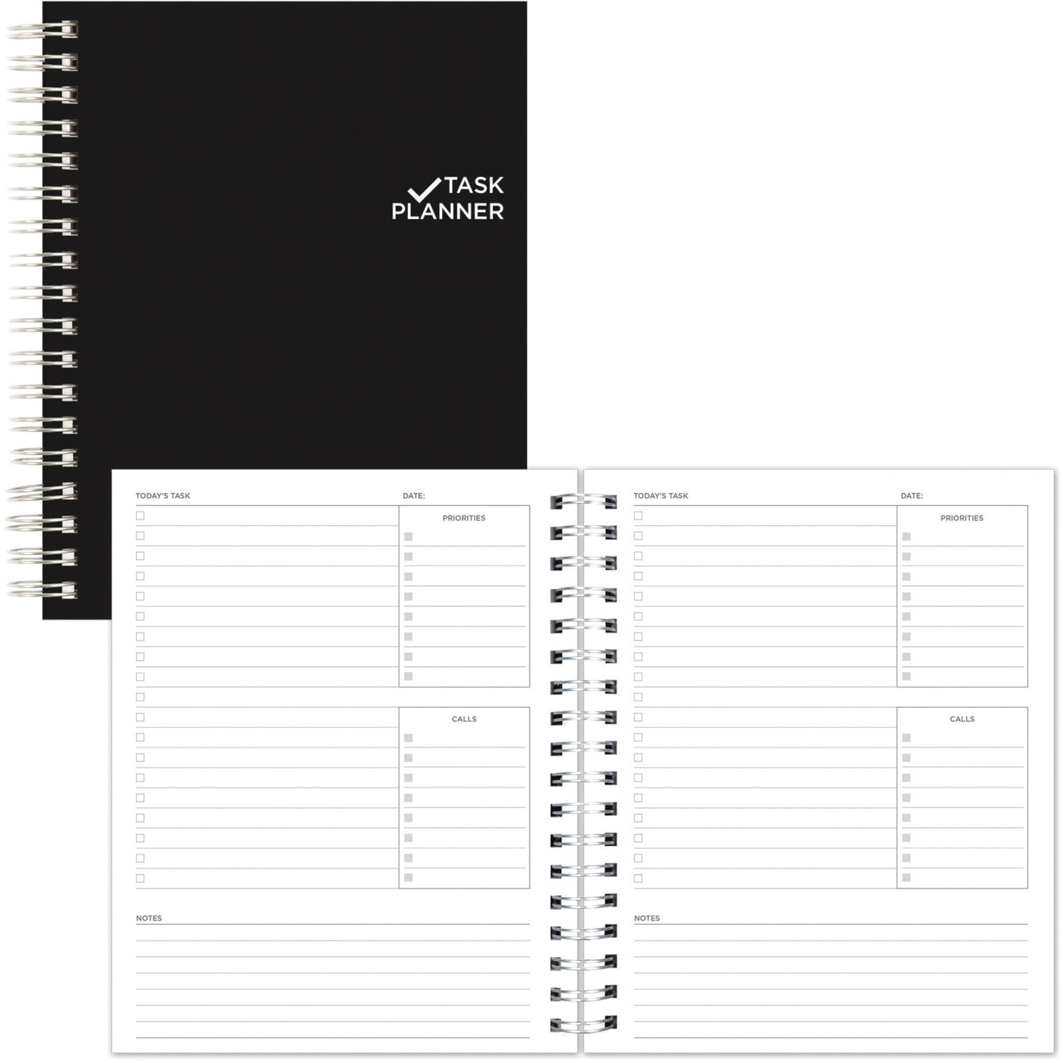 Blueline Undated Daily Task Planner, 9-1/4in x 7-1/4in, 50% Recycled - Image 4