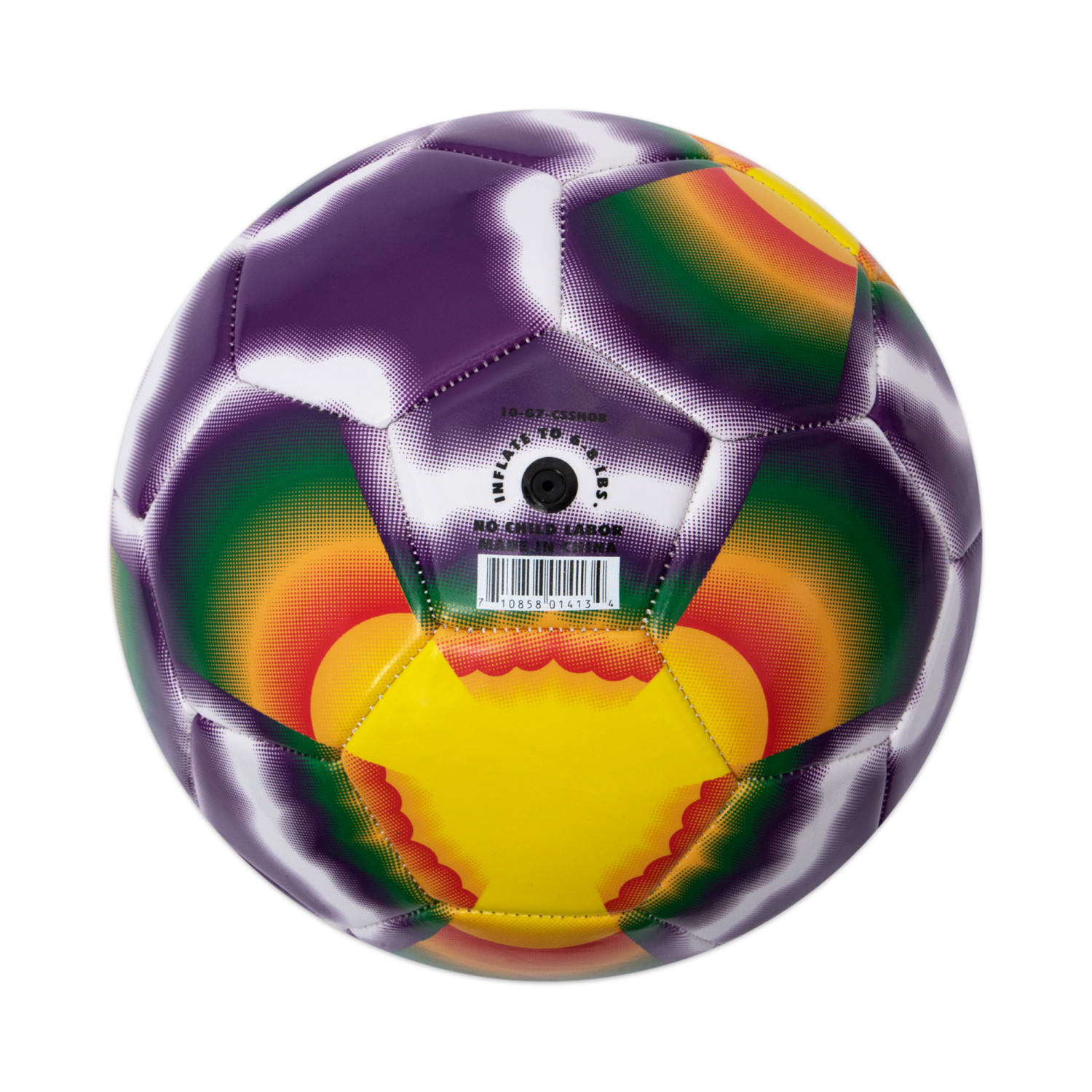 Champion Sports Extreme Tiedye Soccer Ball, Size 5, Multicolor - Image 3