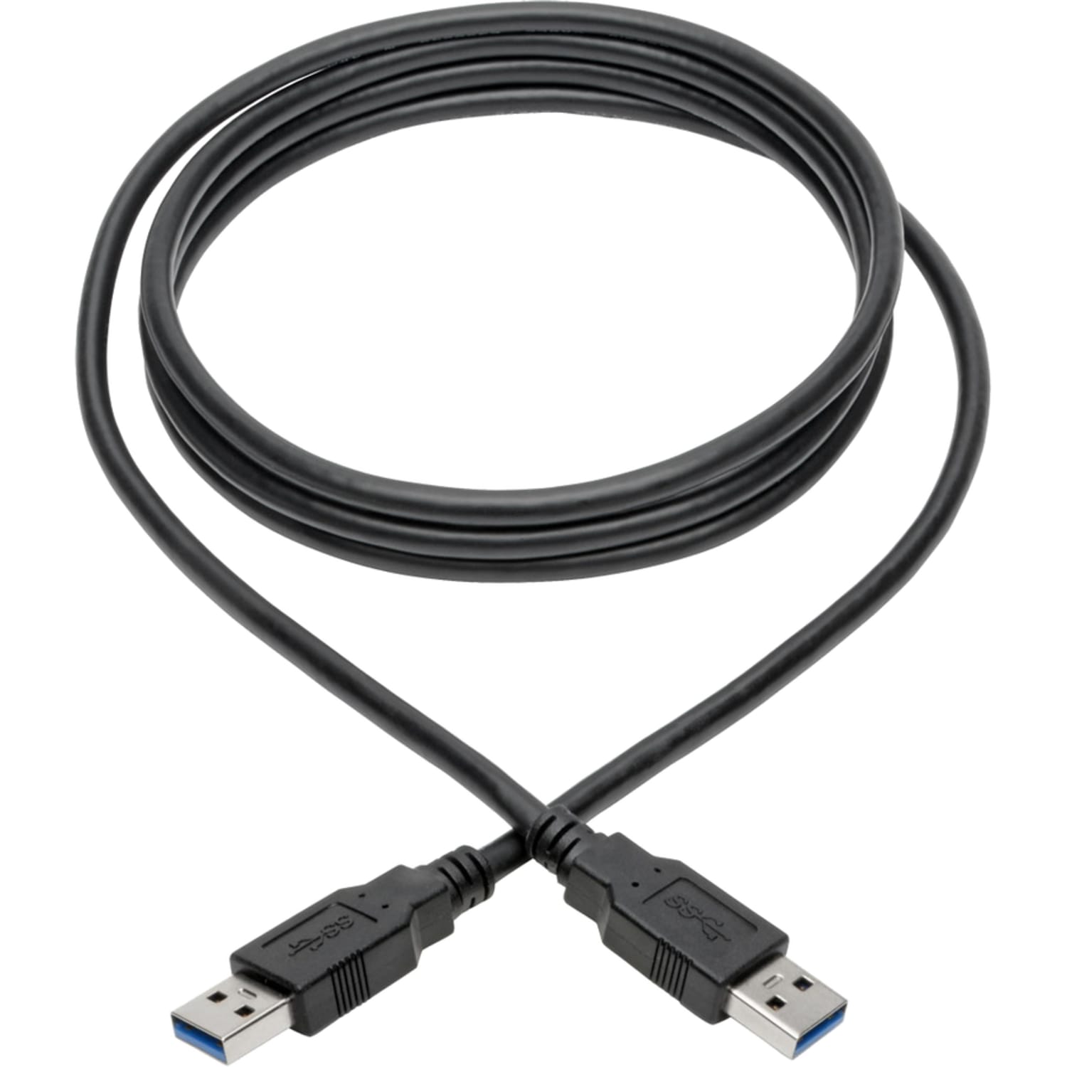 Tripp Lite USB 3.0 SuperSpeed A to A Cable for USB 3.0 All-in-One Keystone/Panel Mount Couplers (M/M) Black 6 ft. (1.8 m) - USB  - U325006 - Image 3