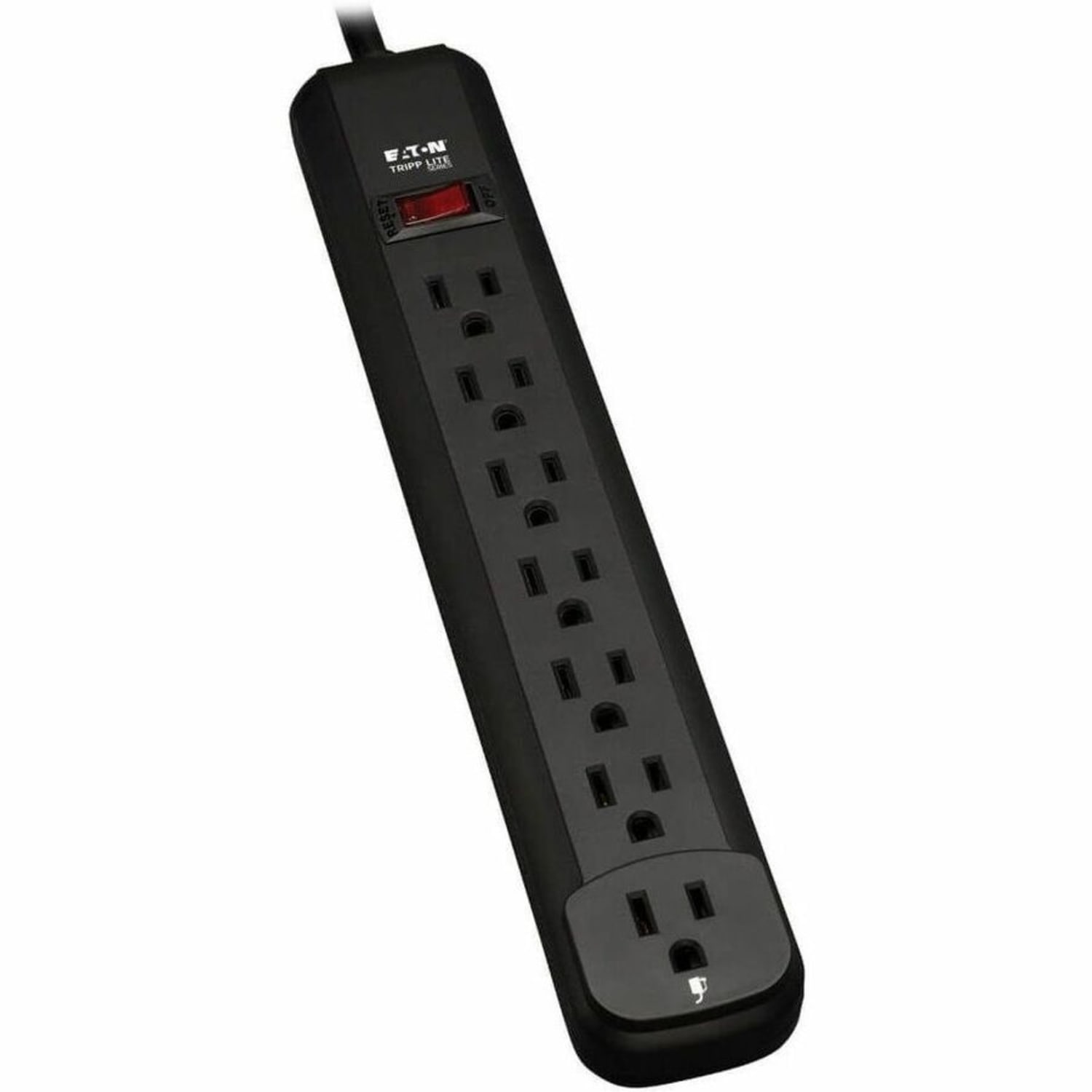 Eaton Tripp Lite Series Power Strip 7 Outlet NEMA 5-15R AC 25ft Cord 5-15P Black Housing - Power strip - PS725B