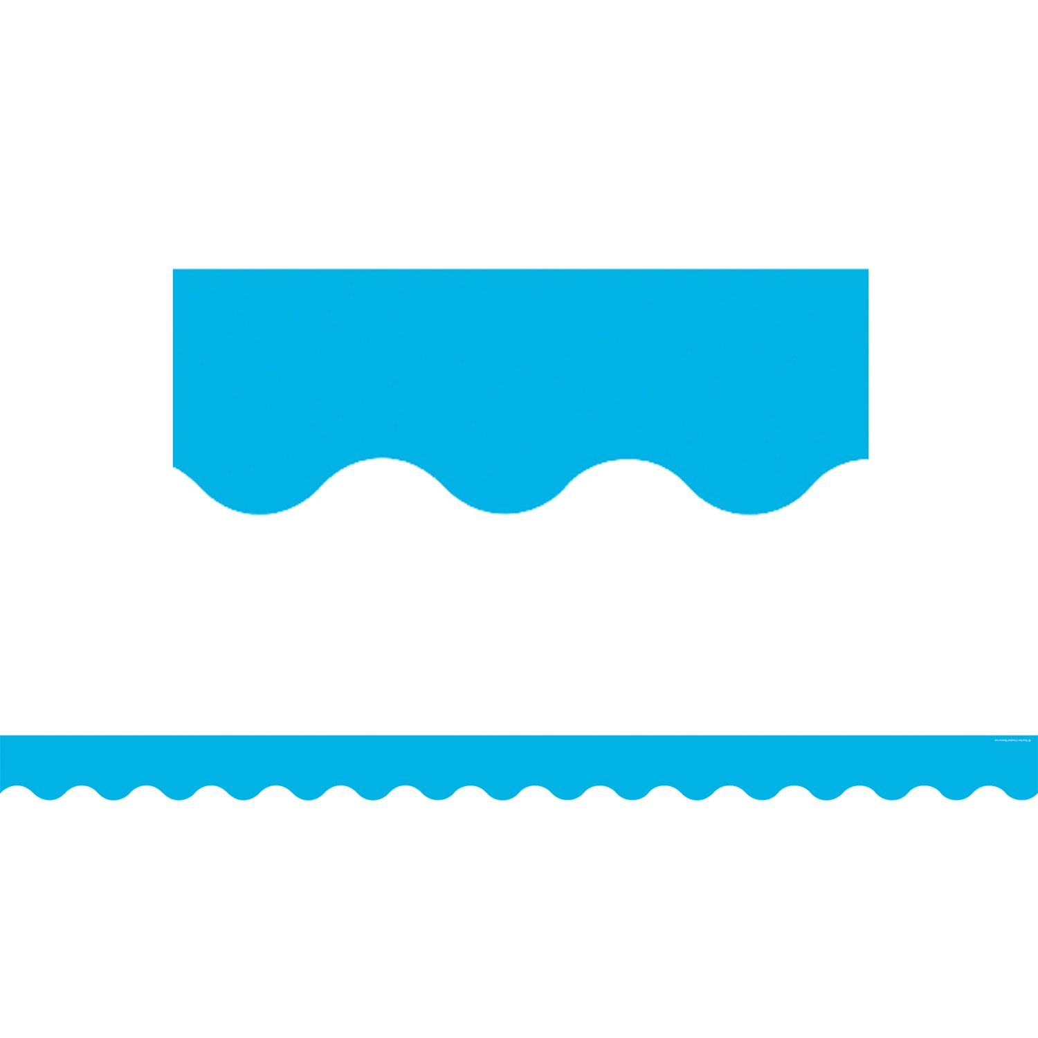 Teacher Created Resources Scalloped Border Trim Packs, 35', Aqua, Set Of 6 Packs - Image 3