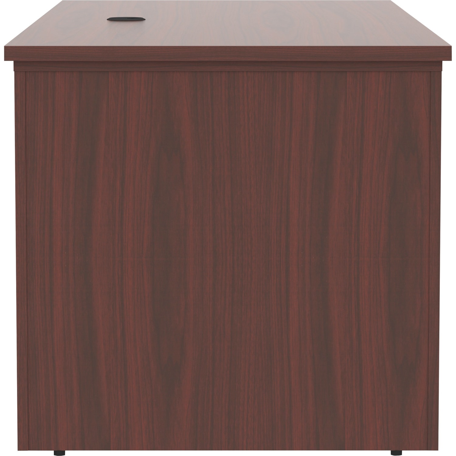 Lorell Essentials Sit-to-Stand 72inW Desk Shell, Mahogany - Image 4