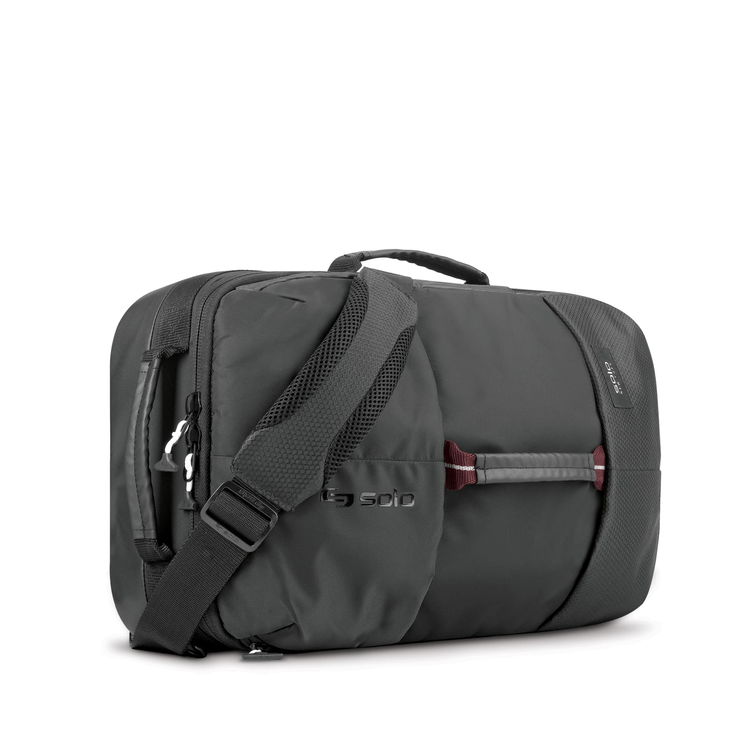 Solo New York All-Star Hybrid Laptop Backpack, Black - Image 6