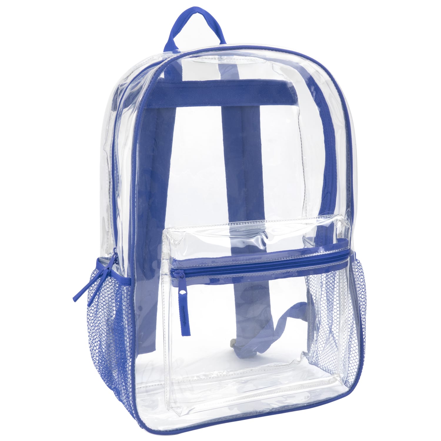Trailmaker Classic Clear Backpacks, Assorted Trim, Case Of 24 Backpacks - Image 3
