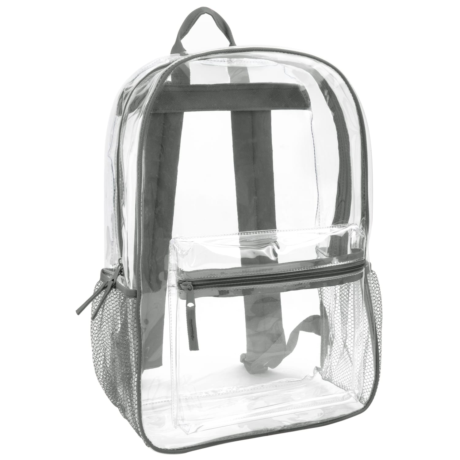 Trailmaker Classic Clear Backpacks, Assorted Trim, Case Of 24 Backpacks - Image 5