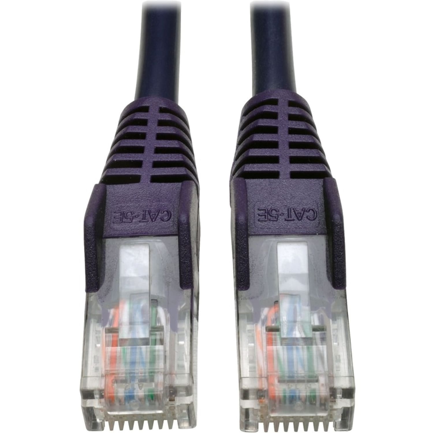 Tripp Lite 25ft Cat5 Cat5e Snagless Molded Patch Cable UTP Purple RJ45 M/M 25ft