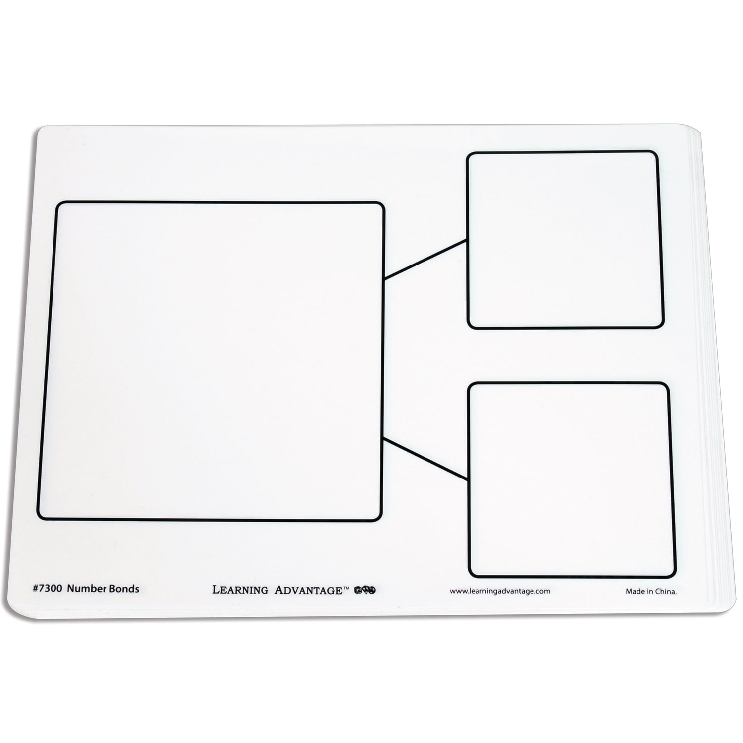 Learning Advantage Dry-Erase Boards, Number Bonds, 9in x 12in, White, Set Of 10 Boards, Pack Of 2 Sets - Image 3