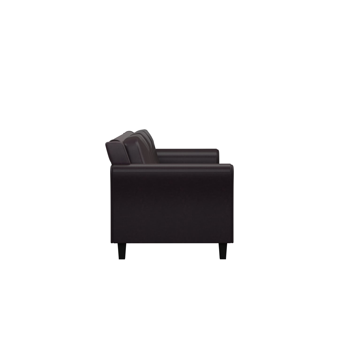 Lifestyle Solutions Hanson Faux Leather Sofa, Java - Image 4