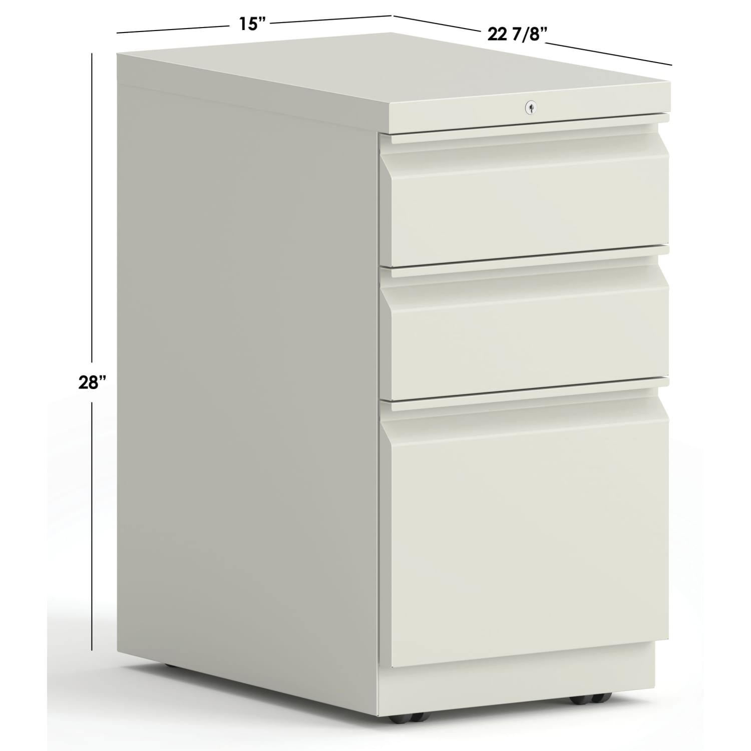 HON Brigade 15inW Mobile Pedestal, Loft - Image 3