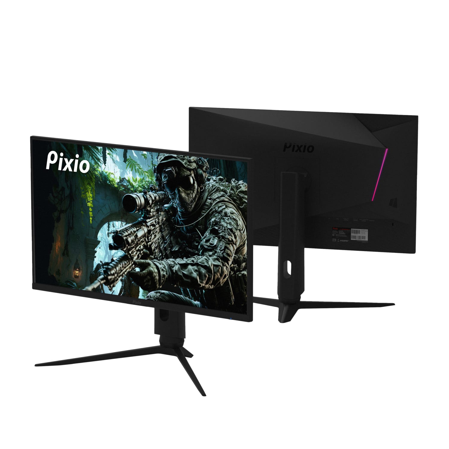 Pixio PX277 PRO 27in 1440p 165Hz Fast-IPS LED Gaming Monitor, FreeSync - Image 3