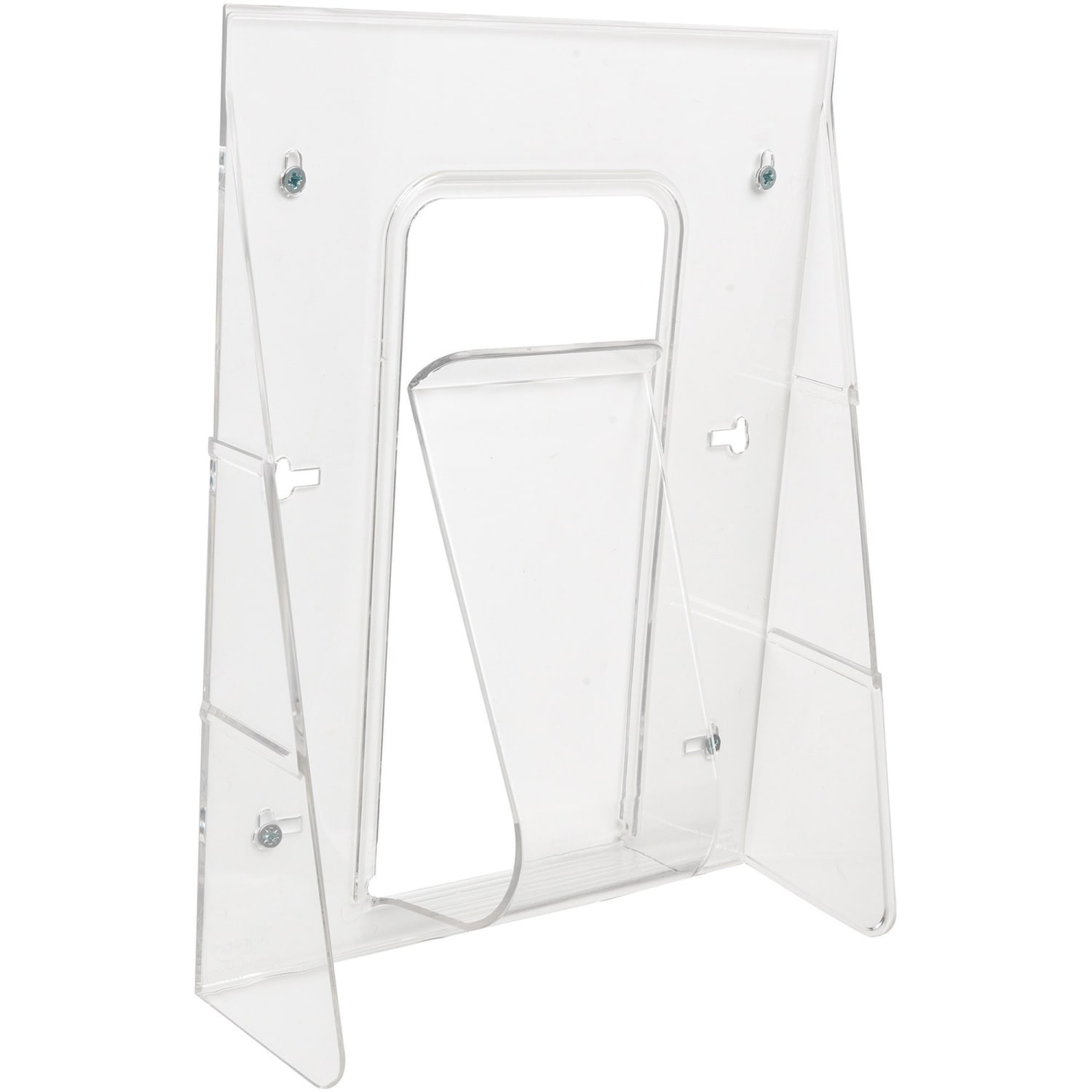 Deflecto Stand-Tall Wall Mount Leaflet Size Literature Display, 11 3/4inH x 9 1/8inW x 2 3/4inD, Clear - Image 5