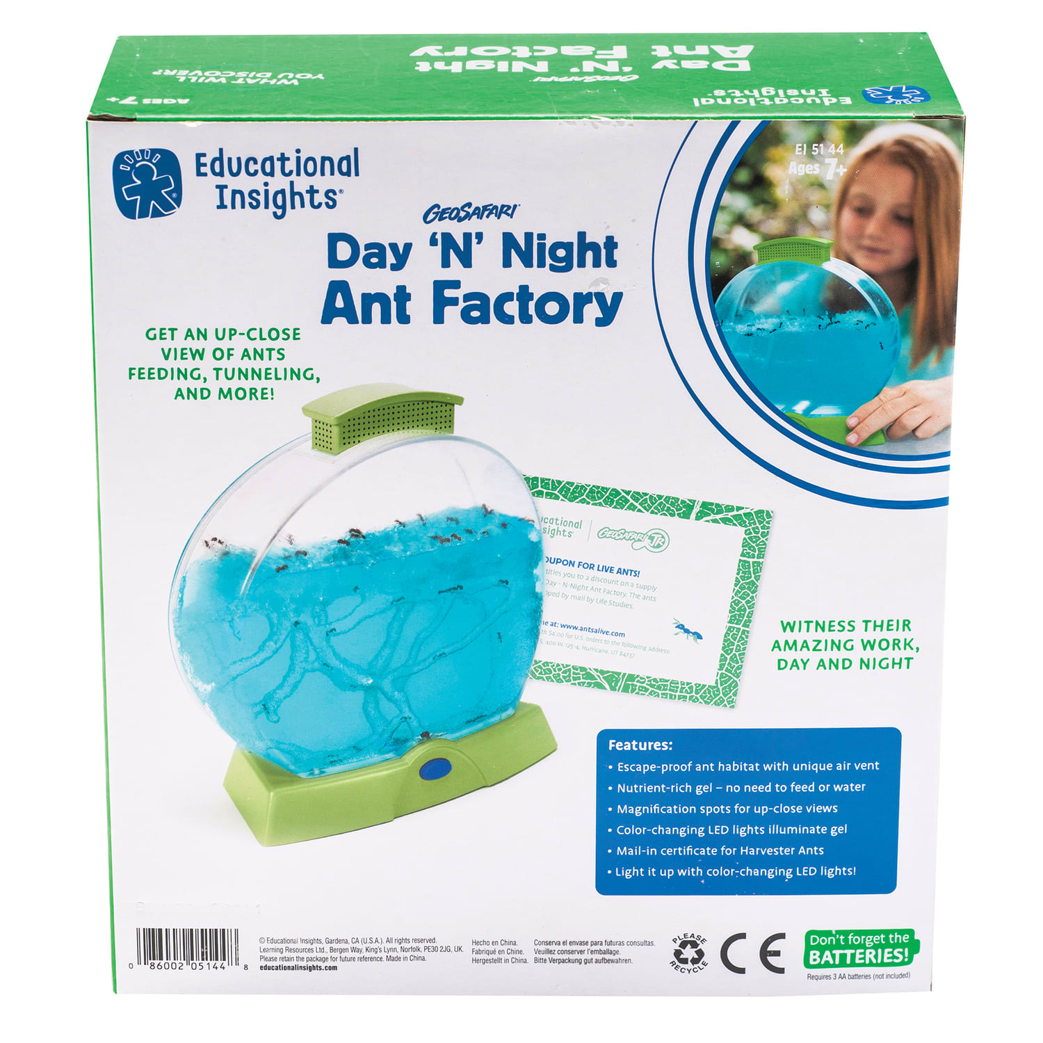 Educational Insights Geosafari Day "n Night Ant Factory - Image 4