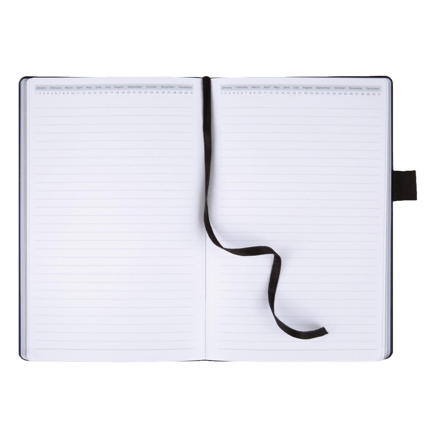 Office Depot Brand Premium Hardcover Business Journal, 8 1/2in x 5 1/2in, Narrow Ruled, 192 Pages (96 Sheets), Black - Image 4