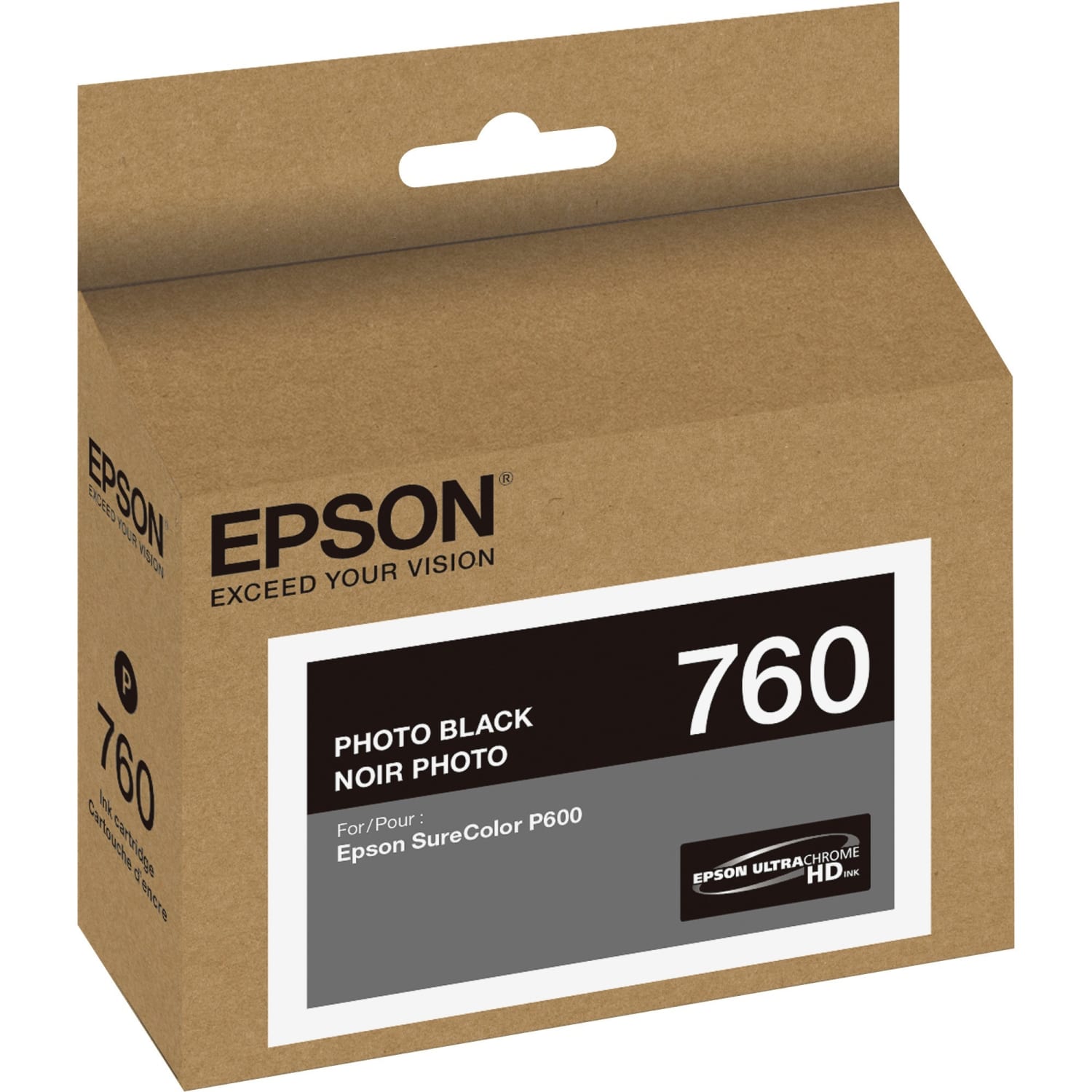 Epson UltraChrome HD T760 Original Ink Cartridge - Inkjet - Photo Black - 1 Each - Image 3