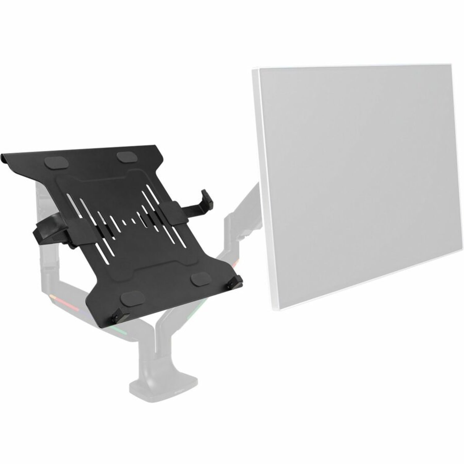 Kensington Mounting Adapter for Notebook, MacBook - Black - 15.6in to 16in Screen Support - 9.92 lb Load Capacity - 75 x 75, 100 x 100 - VESA Mount Compatible - Plastic, Powder Coated Steel - 1 Each - Image 6