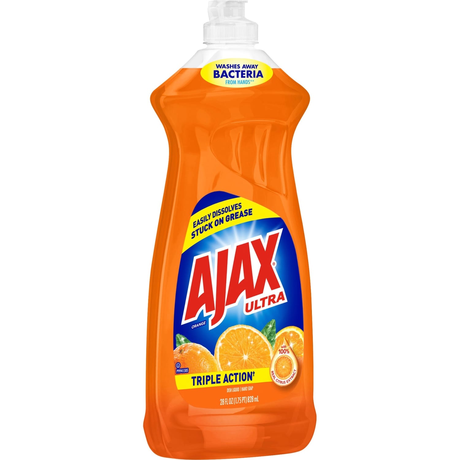 Ajax Liquid Dishwashing Detergent, Orange Scent, 28 Oz Bottle - Image 3