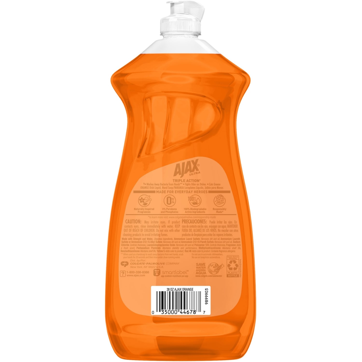 Ajax Liquid Dishwashing Detergent, Orange Scent, 28 Oz Bottle - Image 5