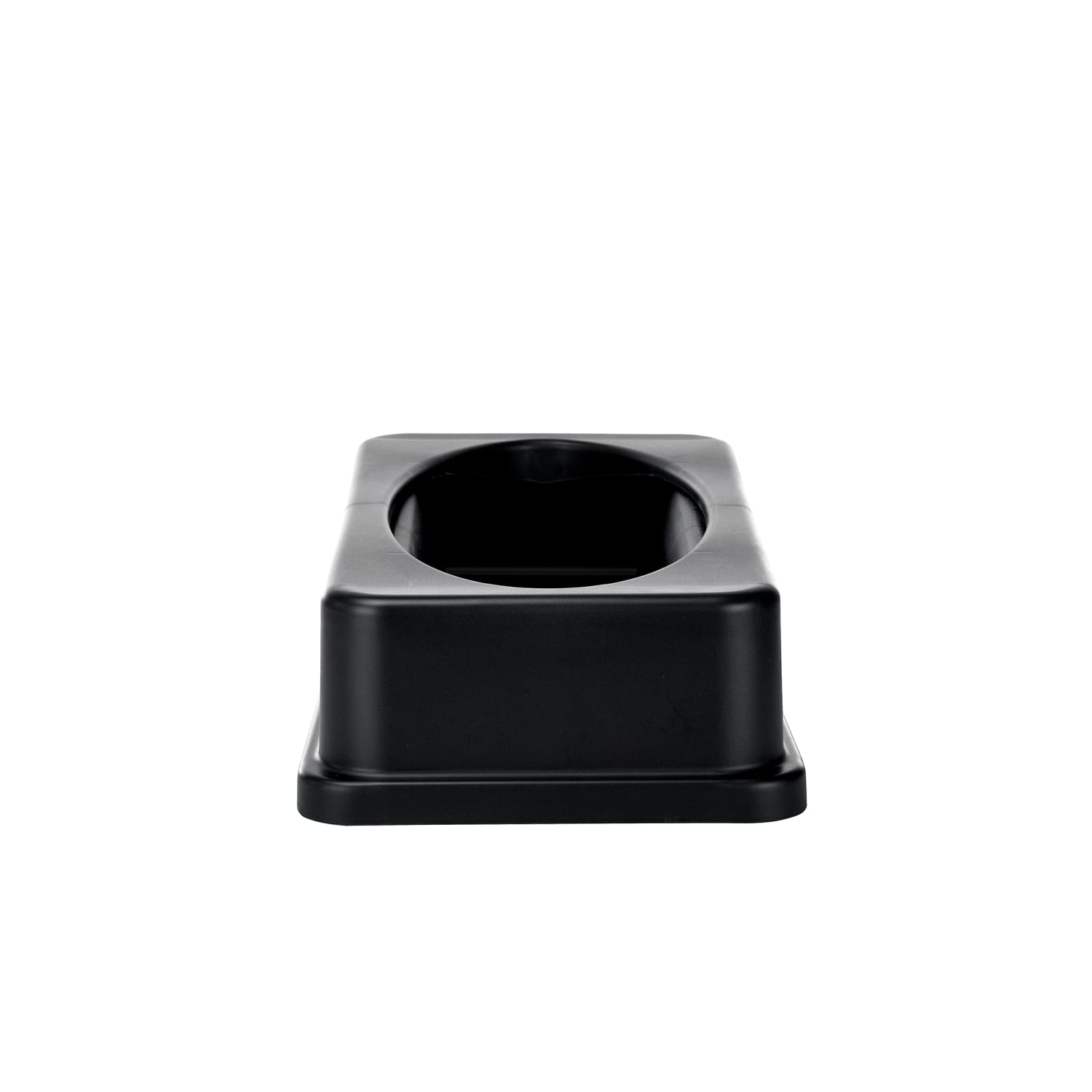Alpine Slim Swinging Trash Can Lids, 20in x 12in, Black, Pack Of 2 Lids - Image 4