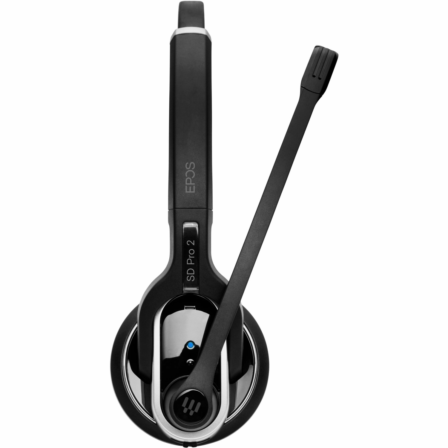 EPOS IMPACT SD 30 ML - US Headset - Stereo - Wireless - DECT - 590.6 ft - 150 Hz to 6.80 kHz - On-ear - Binaural - Noise Cancelling, Electret, Bi-directional, Condenser Microphone - Black, Silver - Image 4
