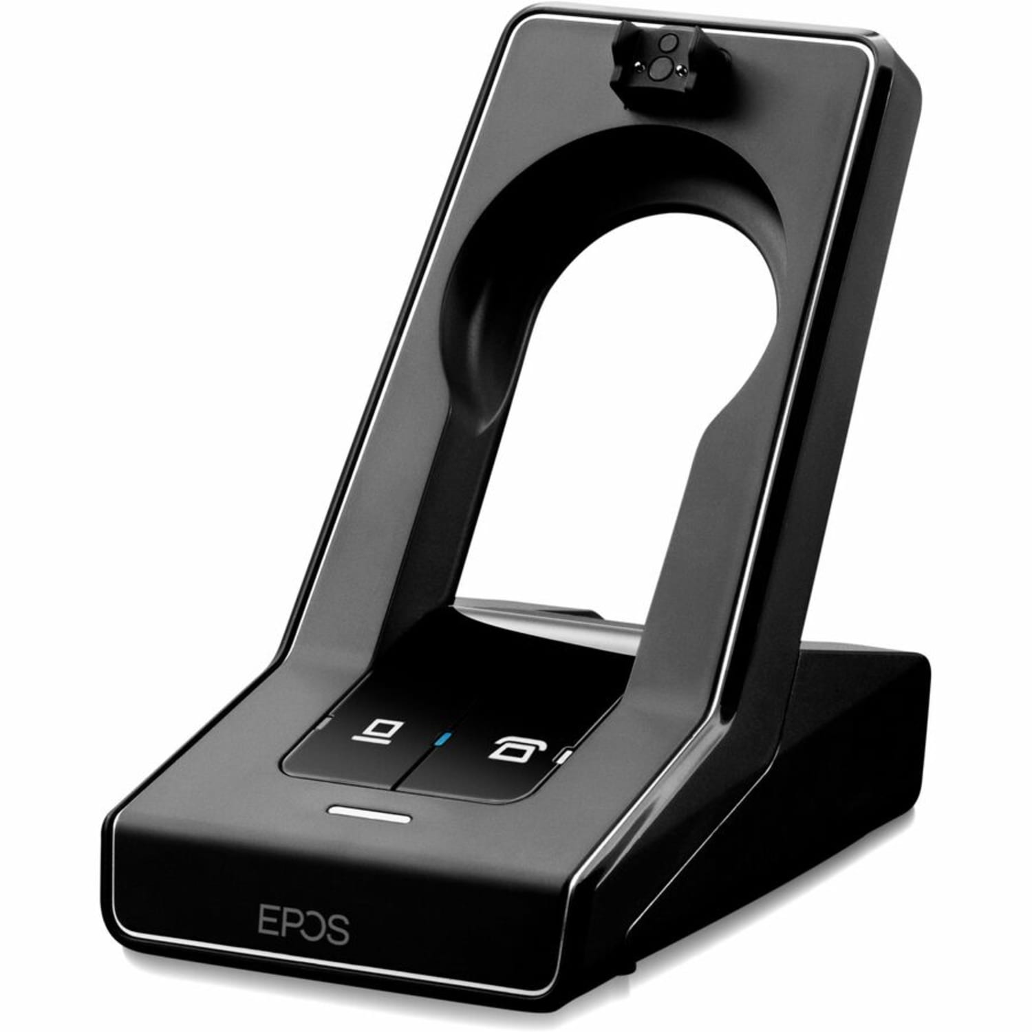 EPOS IMPACT SD 30 ML - US Headset - Stereo - Wireless - DECT - 590.6 ft - 150 Hz to 6.80 kHz - On-ear - Binaural - Noise Cancelling, Electret, Bi-directional, Condenser Microphone - Black, Silver - Image 5
