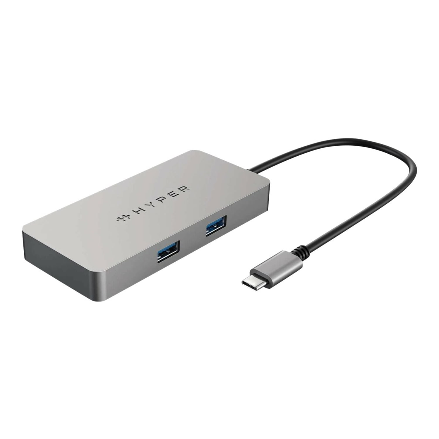 HyperDrive 5 Port USB C Hub, 11/16inH x 2inW x 4 3/8inD, Gray, HDMB2 - Image 3