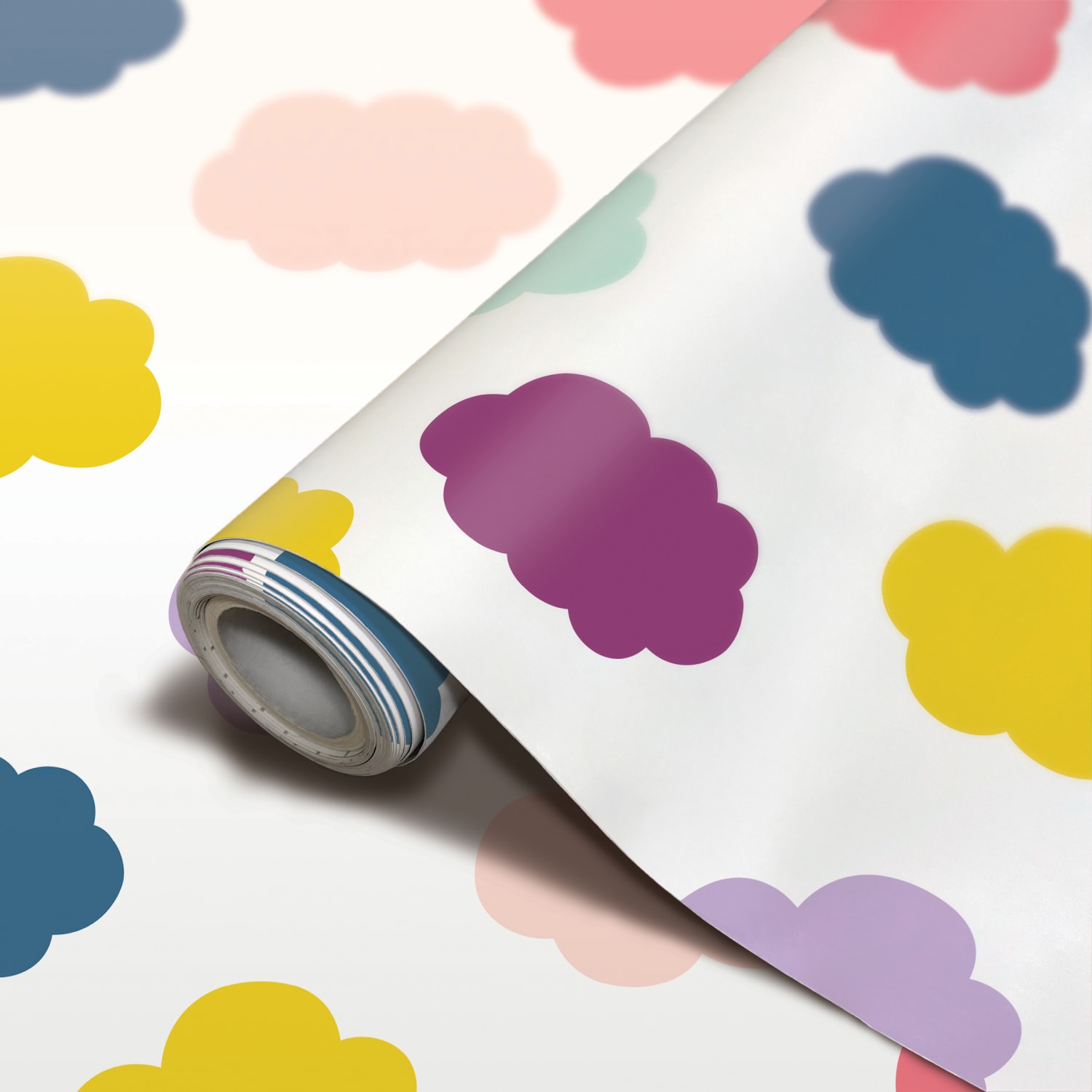 Teacher Created Resources Peel And Stick Decorative Paper Roll, 17-1/2in x 10', Oh Happy Day Clouds - Image 3