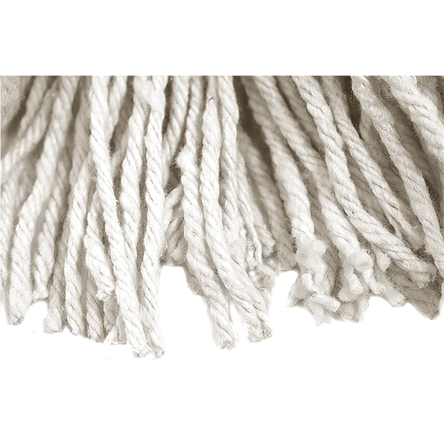 Globe Commercial Products Cotton Wet Mop Refill, 20 Oz, White - Image 4