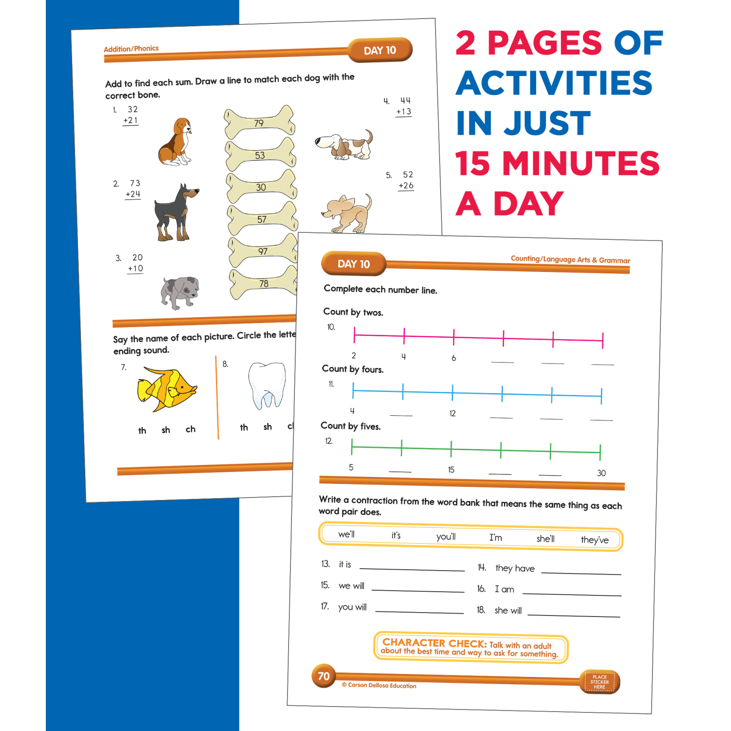 Carson-Dellosa Summer Bridge Activities Workbook, 3rd Edition, Grades 1-2 - Image 5