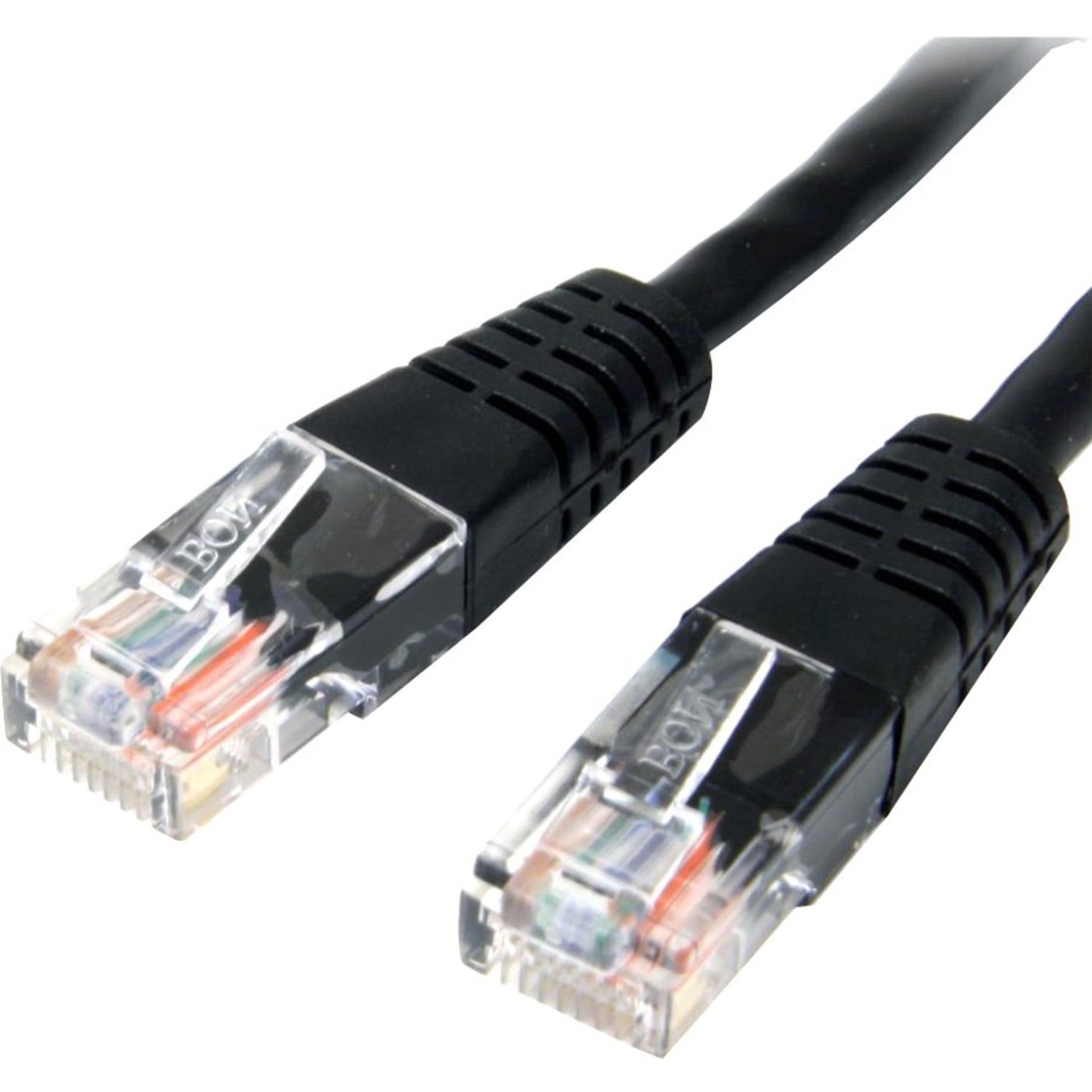 StarTech.com Cat5e Molded UTP Patch Cable, 25ft, Black - Image 4