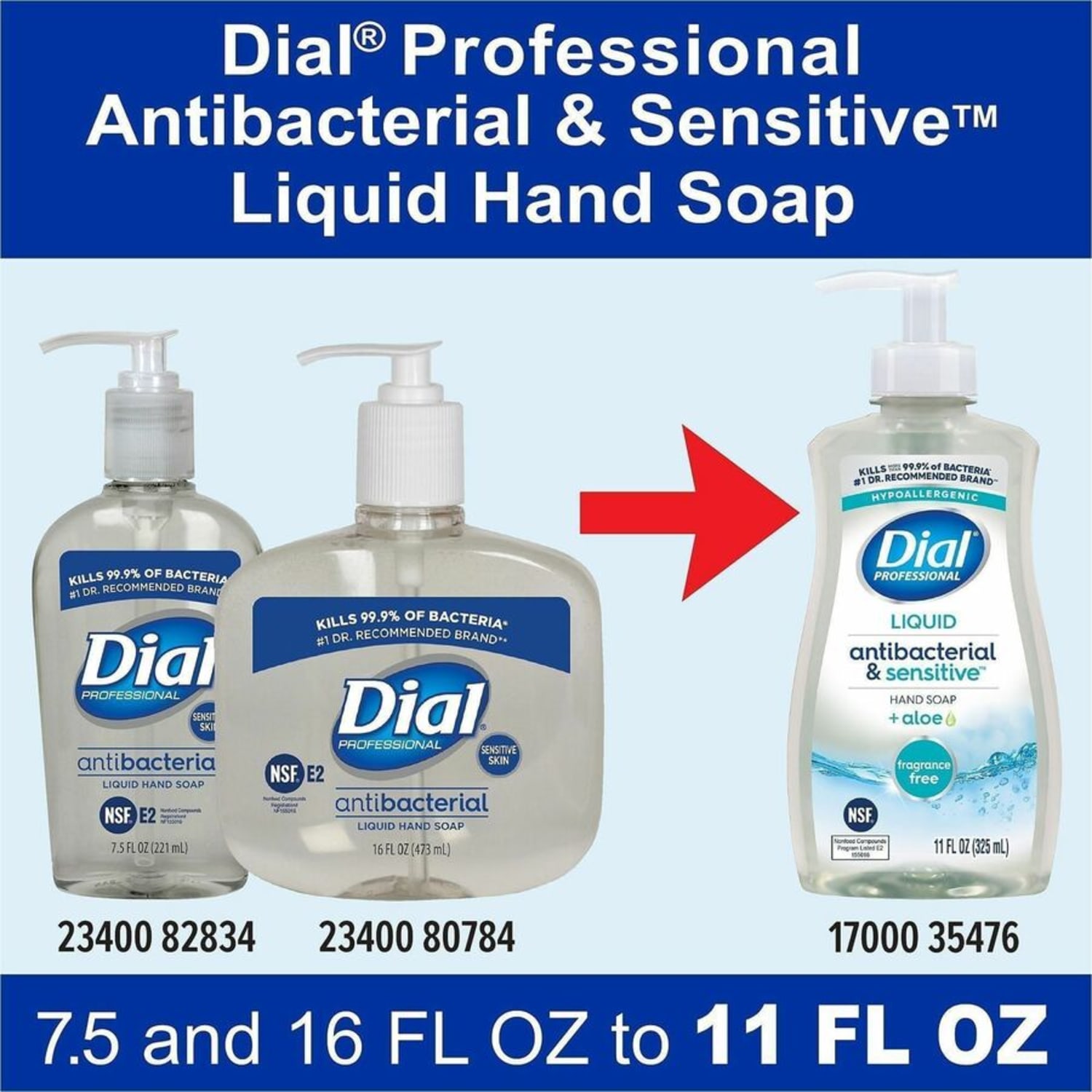 Dial Professional Scent-Free Sensitive Antibac. Hand Soap, 35476 - Image 4