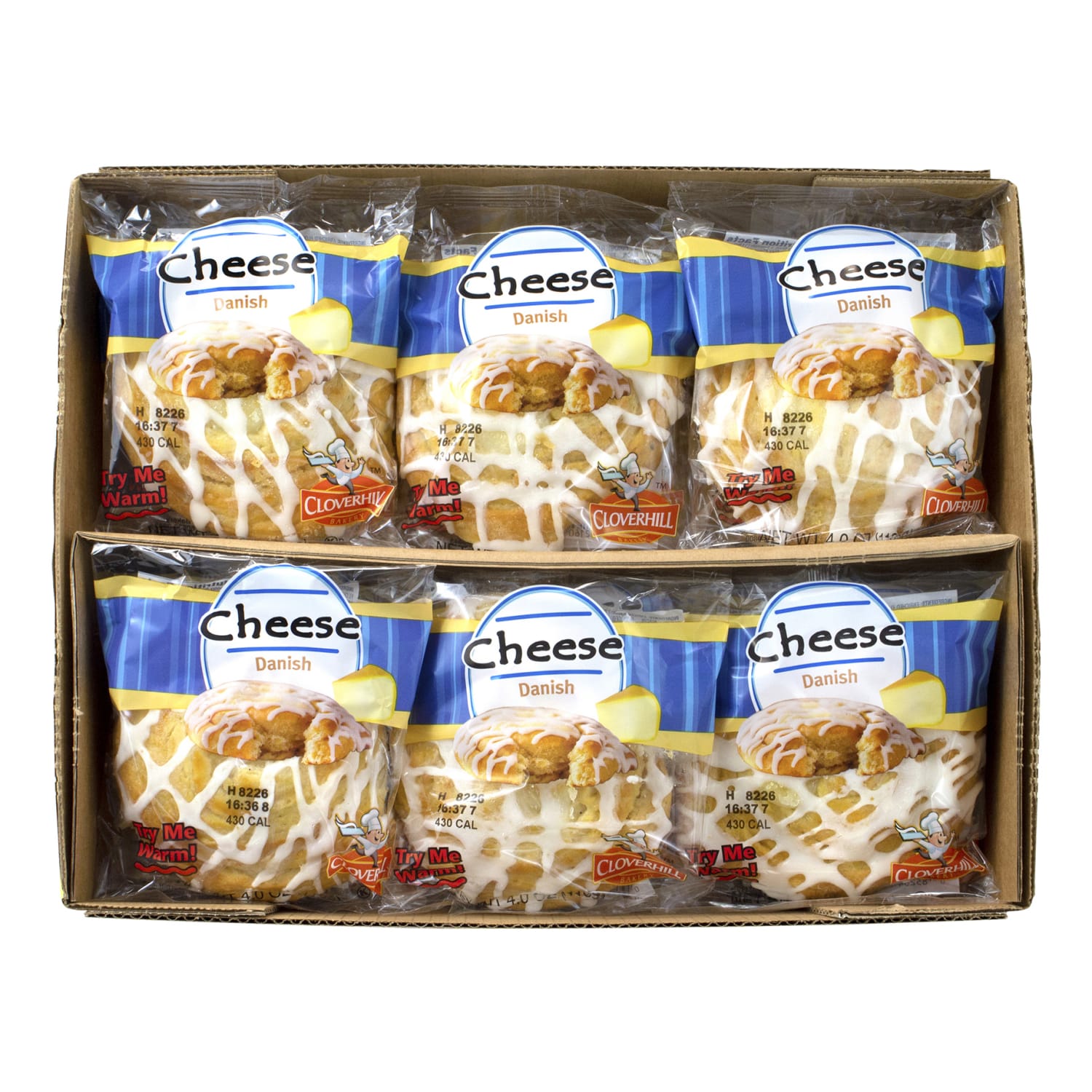 Cloverhill Cheese Danish Pastries, 4 Oz, Box Of 12 Pastries - Image 5