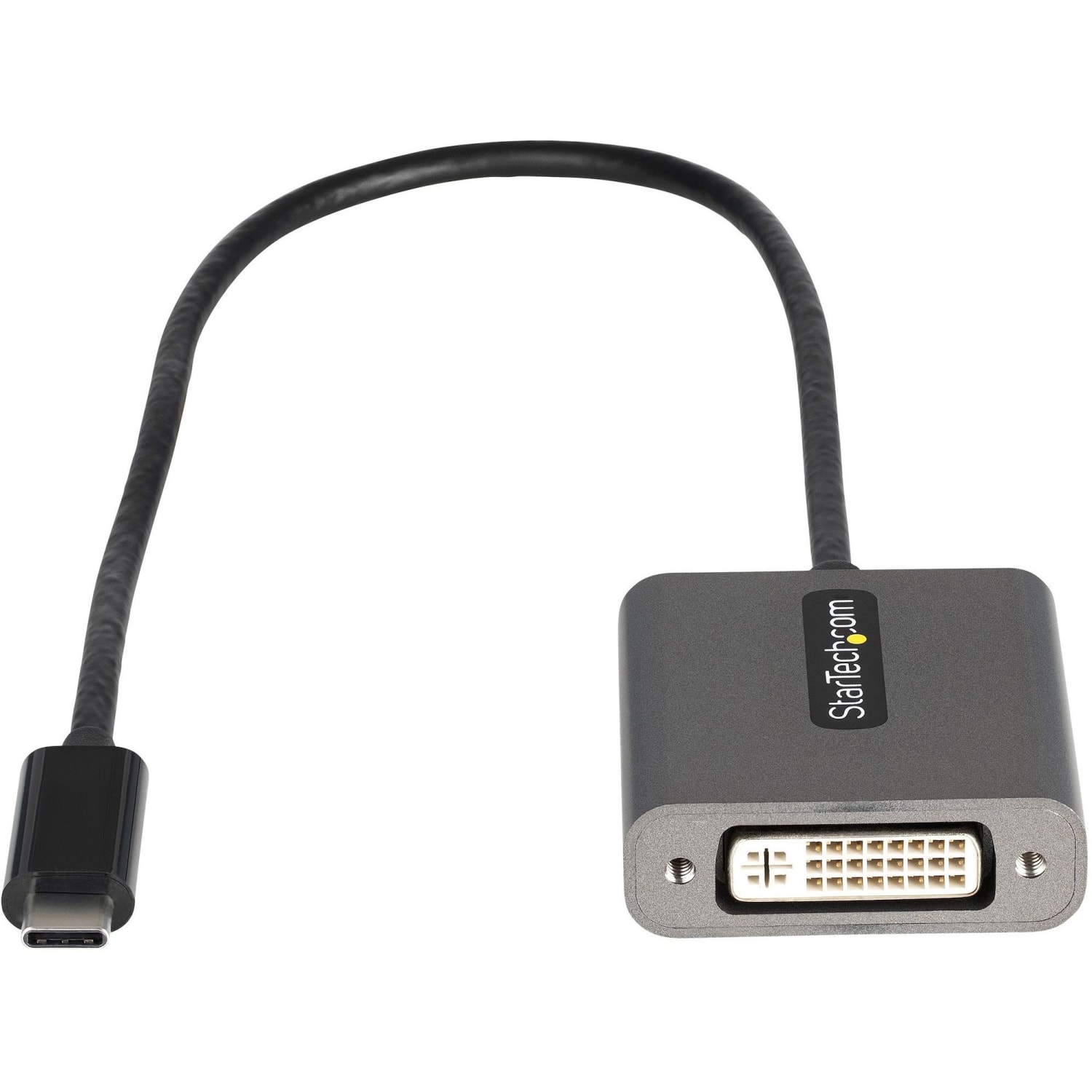 StarTech.com USB C to DVI Adapter, 1920x1200p, USB Type-C to DVI-D Adapter Dongle, USB-C to DVI Display/Monitor Video Converter, 12in Cable - Image 3