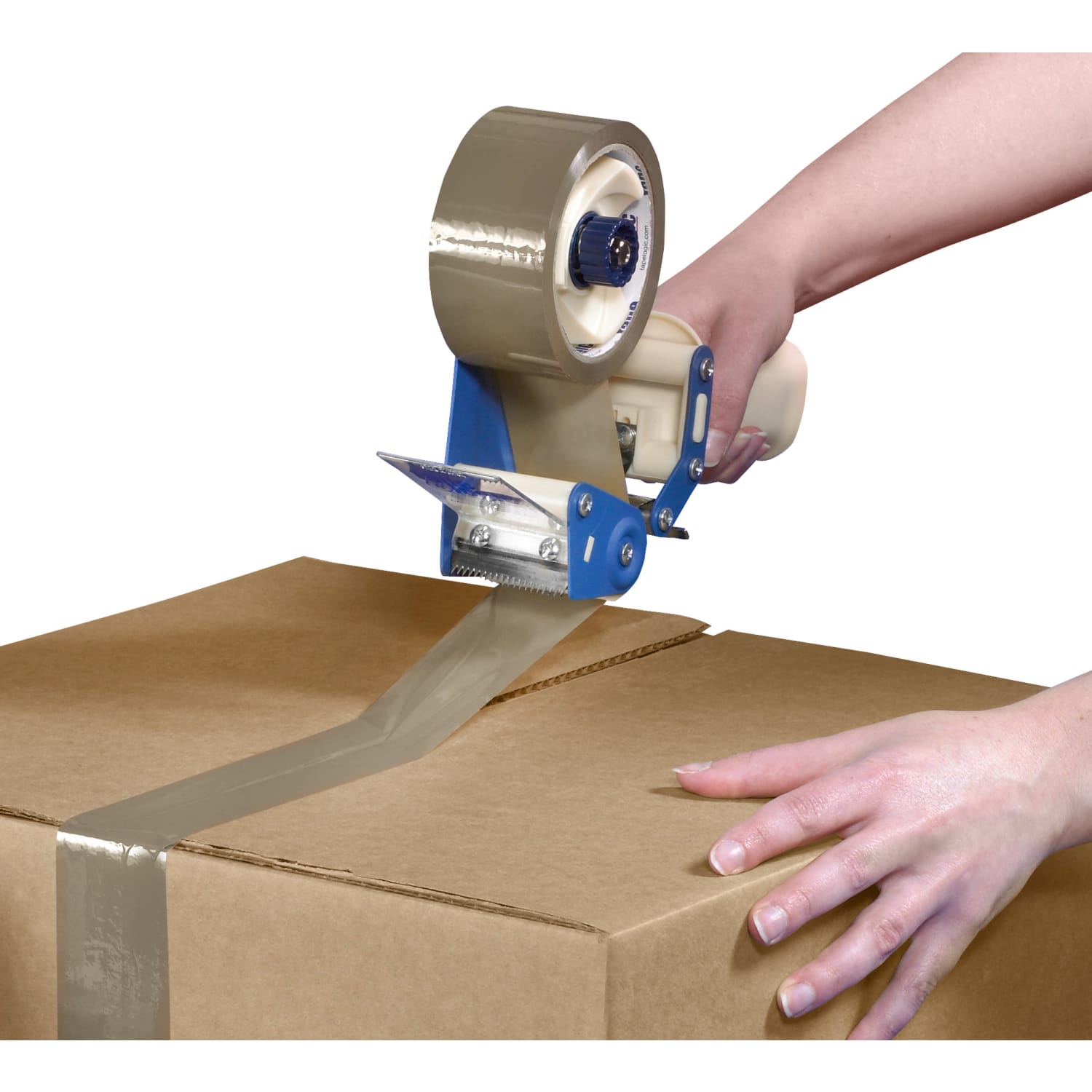 Tape Logic Natural Rubber Carton Sealing Tape, 2 Mil, 2in x 55 Yd., Tan, Case Of 6 - Image 3