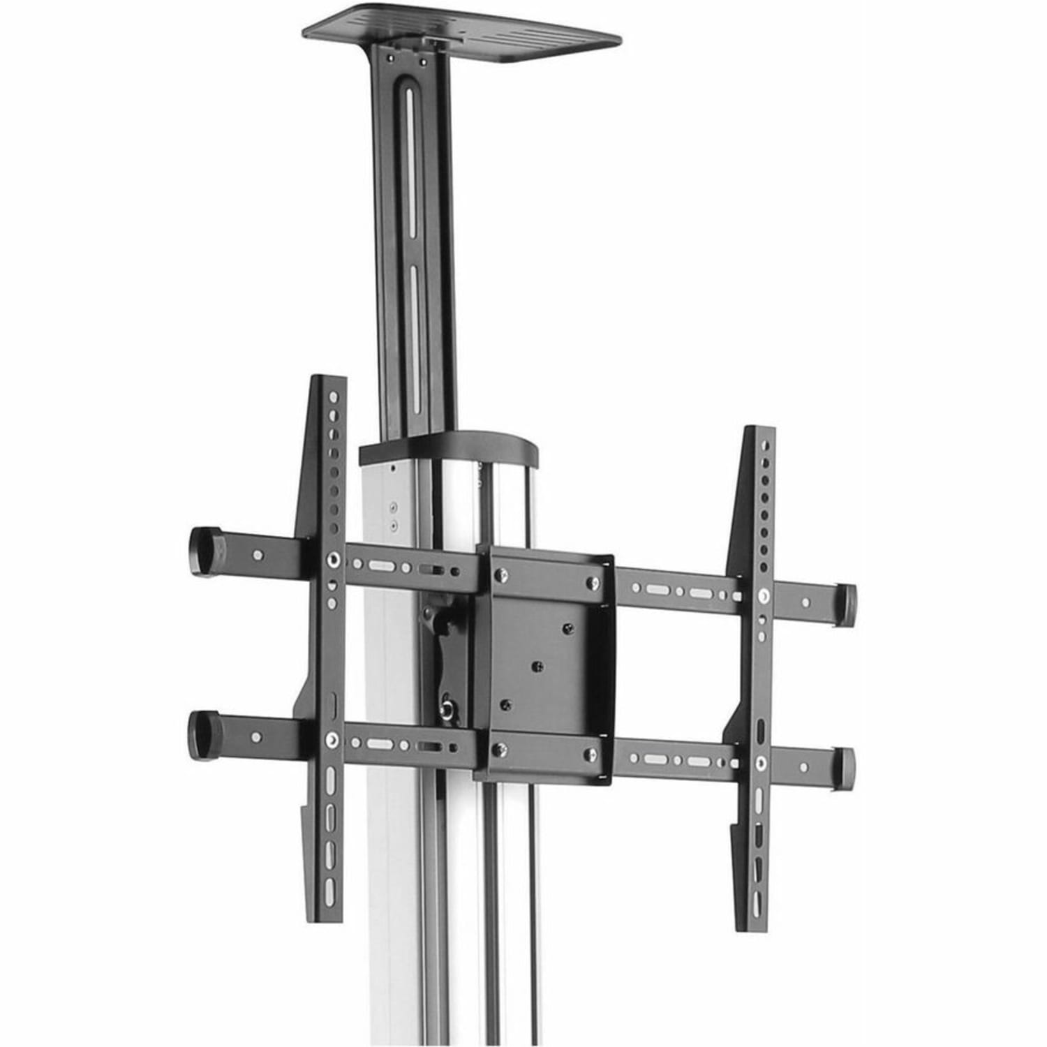 StarTech.com TV Cart - For 32in to 75in Displays - AV Cart - Adjustable - Lockable Wheels - Flat Screen TV Cart - STNDMTV70 - Image 5