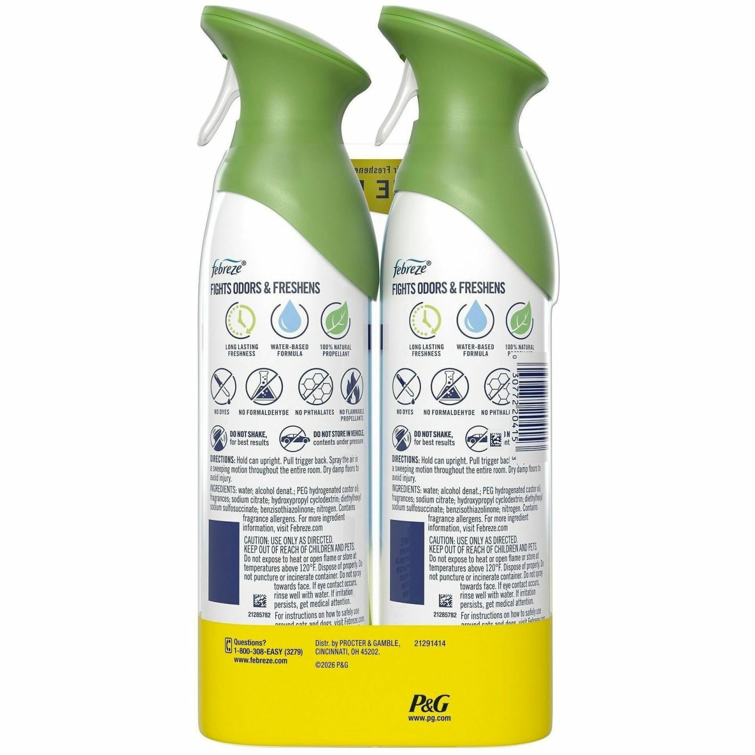 Febreze Air Mist Air Freshener Spray - Spray - 8.1 fl oz (0.3 quart) - Gain Original - Odor Neutralizer, Long Lasting - 2/Pack - 3 / Carton - Image 4