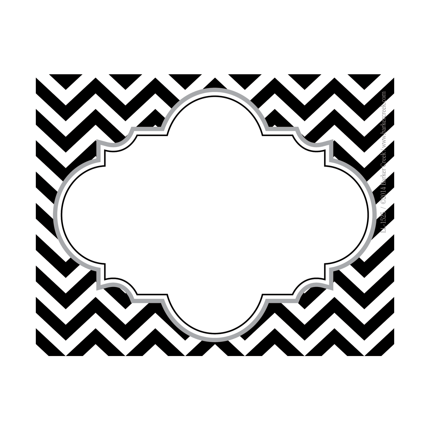 Barker Creek Self-Adhesive Name Badge Labels, 3 1/2in x 2 3/4in, Black Tie, Pack Of 45