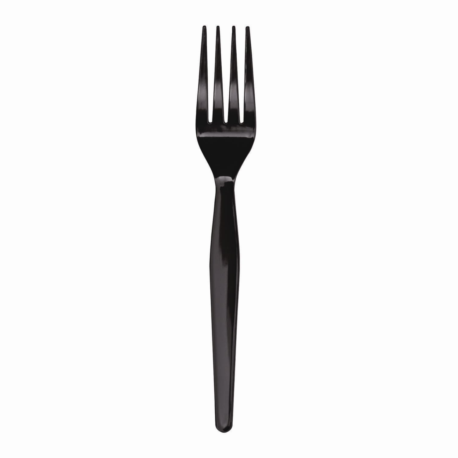 Boardwalk Heavyweight Polystyrene Cutlery, Fork, 6-3/4in, Black, Carton Of 1,000 Pieces - Image 3