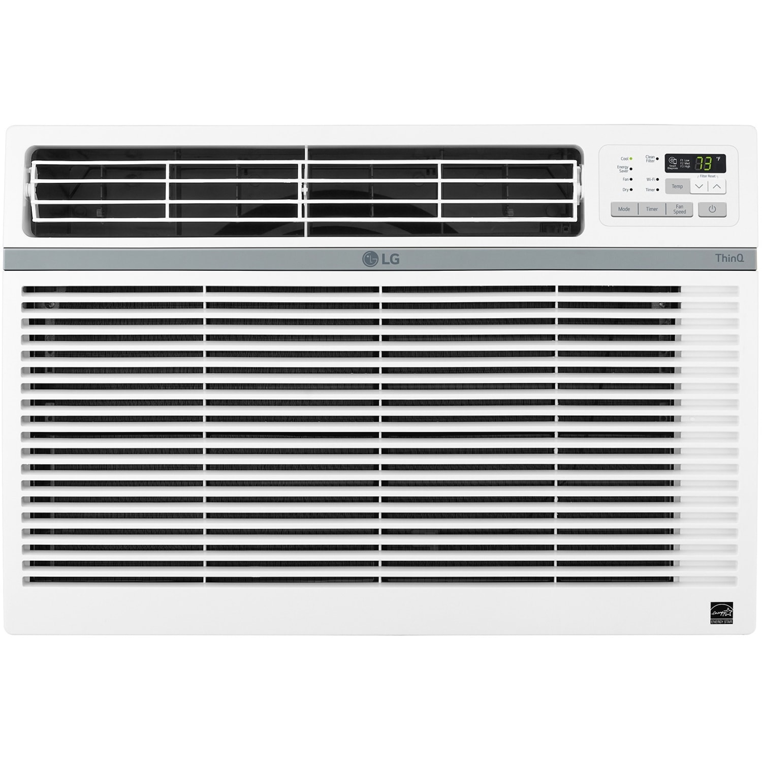 LG LW2521ERSM Window Air Conditioner - Cooler - 7180.24 W Cooling Capacity - 1560 Sq. ft. Coverage - Dehumidifier - Washable - Smart Connect - Image 3