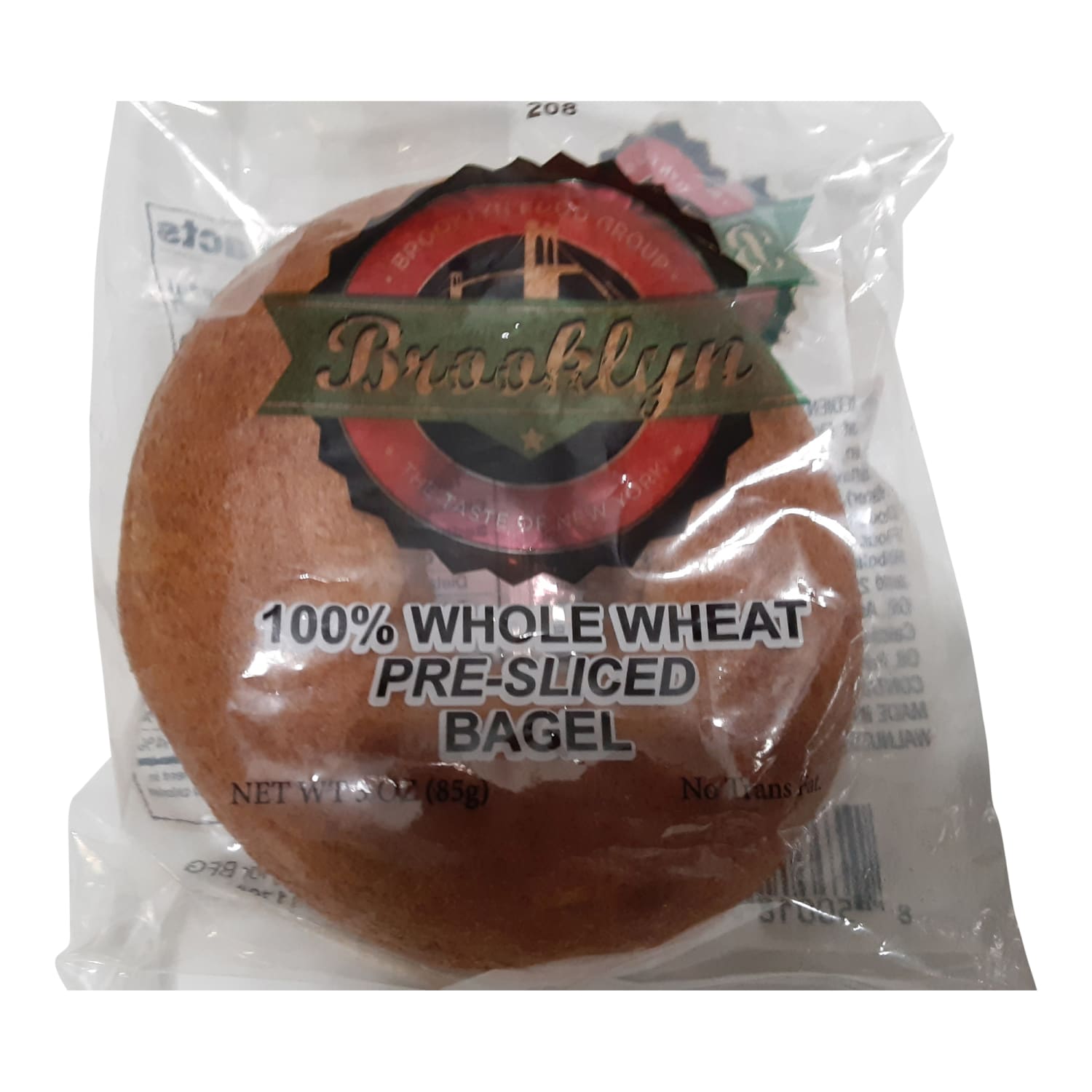 Brooklyn Food Group, Bagels, Whole Wheat Sliced, 24-3 oz.