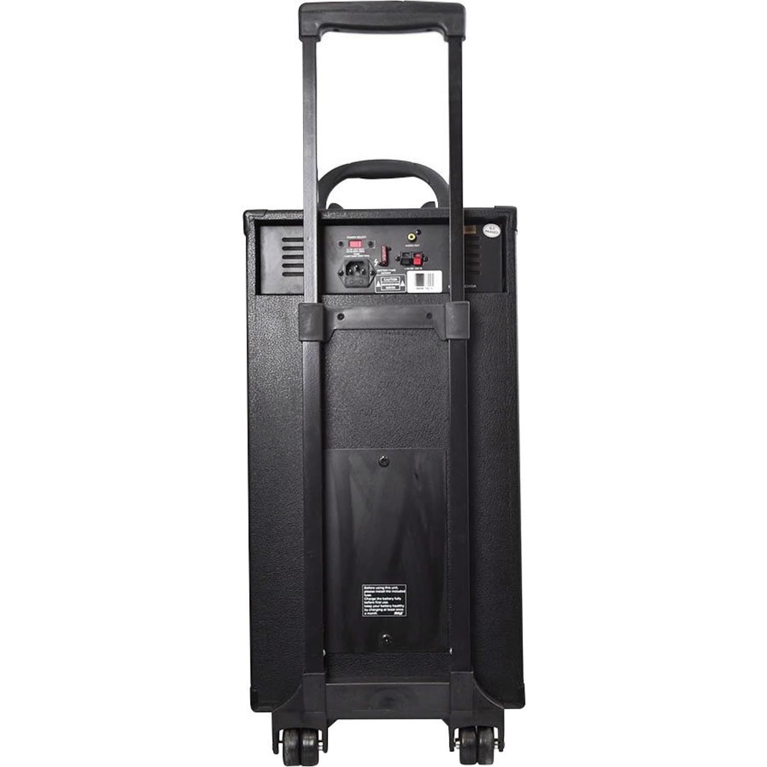 PylePro PWMA1050BT Portable Bluetooth Speaker System - 400 W RMS - Black - Stand Mountable - 35 Hz to 20 kHz - Battery Rechargeable - Image 4