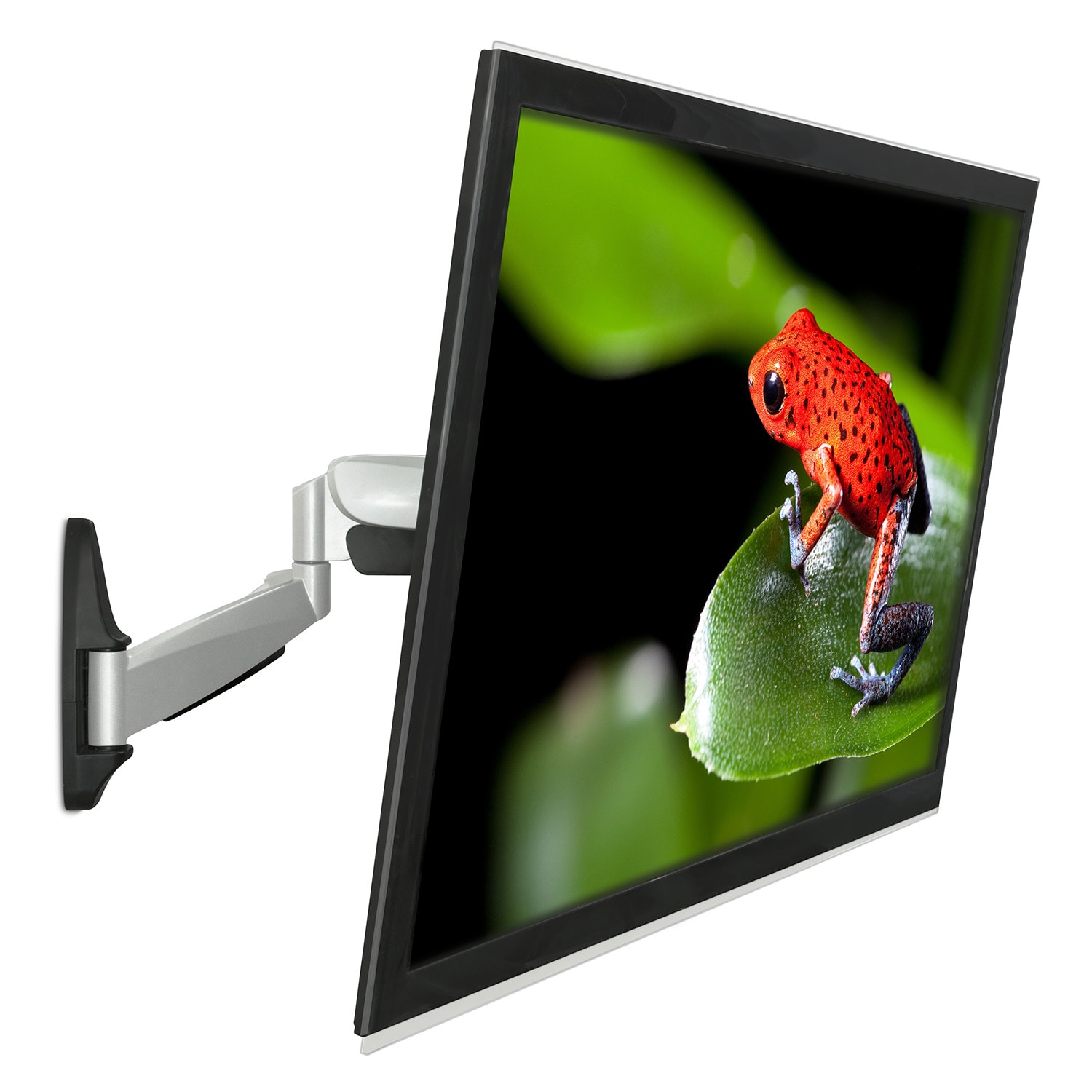 Mount-It! MI-442 Height-Adjustable TV Wall Mount, 15inH x 18inW x 3-13/16inD, Black - Image 3