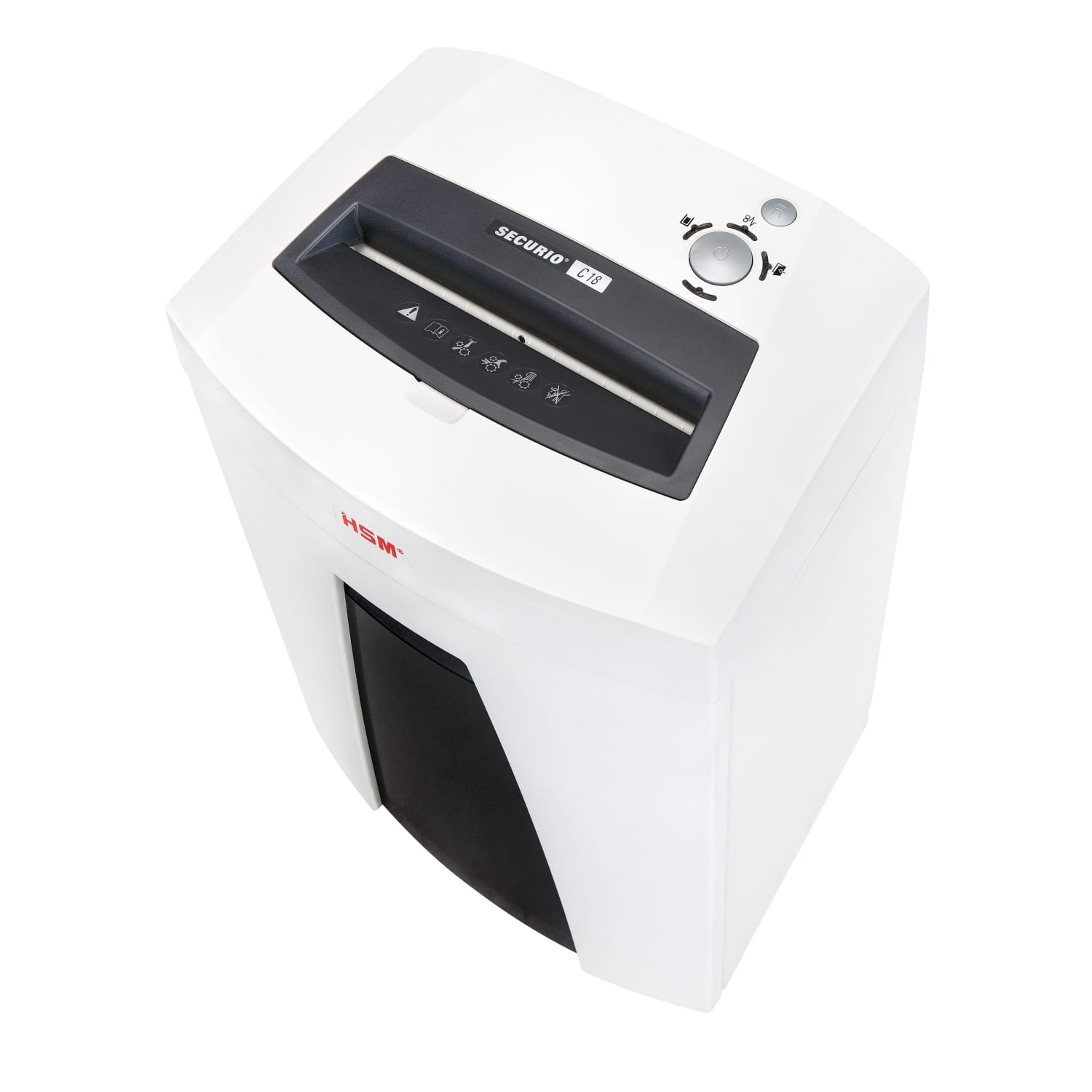 HSM SECURIO C18 11-Sheet Cross-Cut Shredder, White, HSM1913 - Image 4