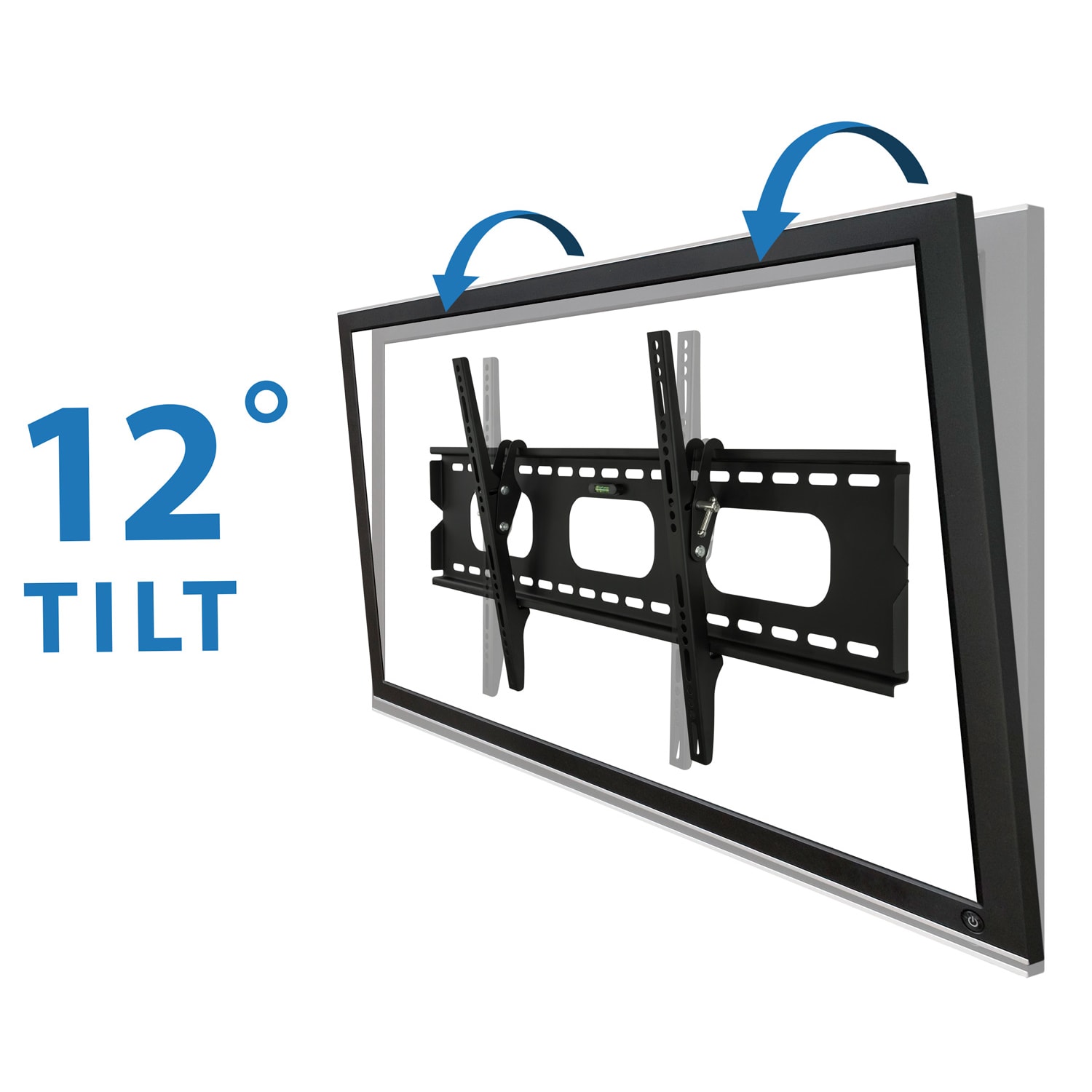 Mount-It! MI-318L Low-Profile Tilting TV Wall Mount, 19inH x 31inW x 1-1/2inD, Black - Image 5