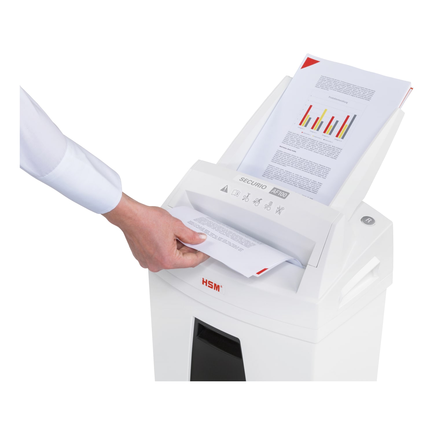 HSM Securio AF100C 100-Sheet Cross-Cut Shredder - Image 5