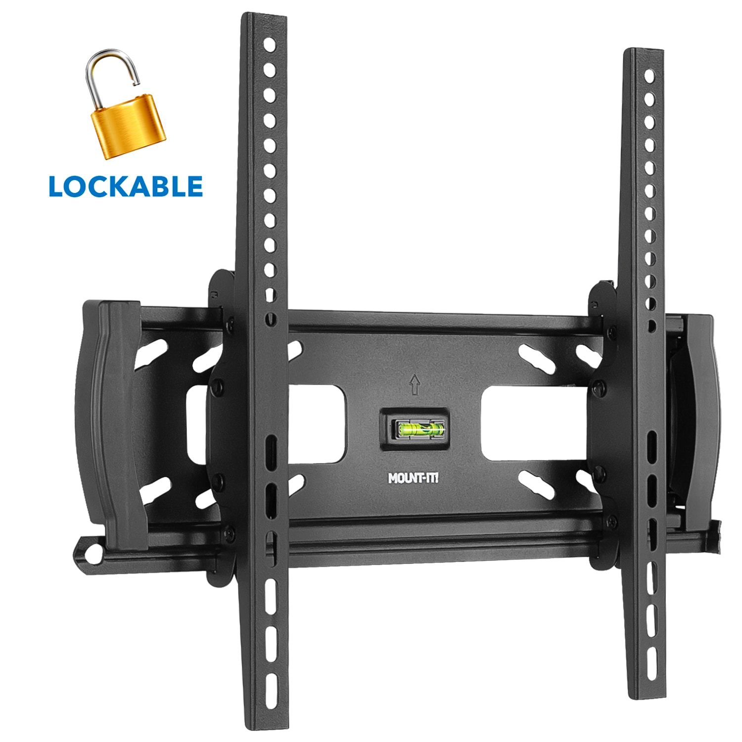 Mount-It! MI-2244T Lockable Anti-Theft TV Wall Mount, 7inH x 21inW x 2inD, Black - Image 3