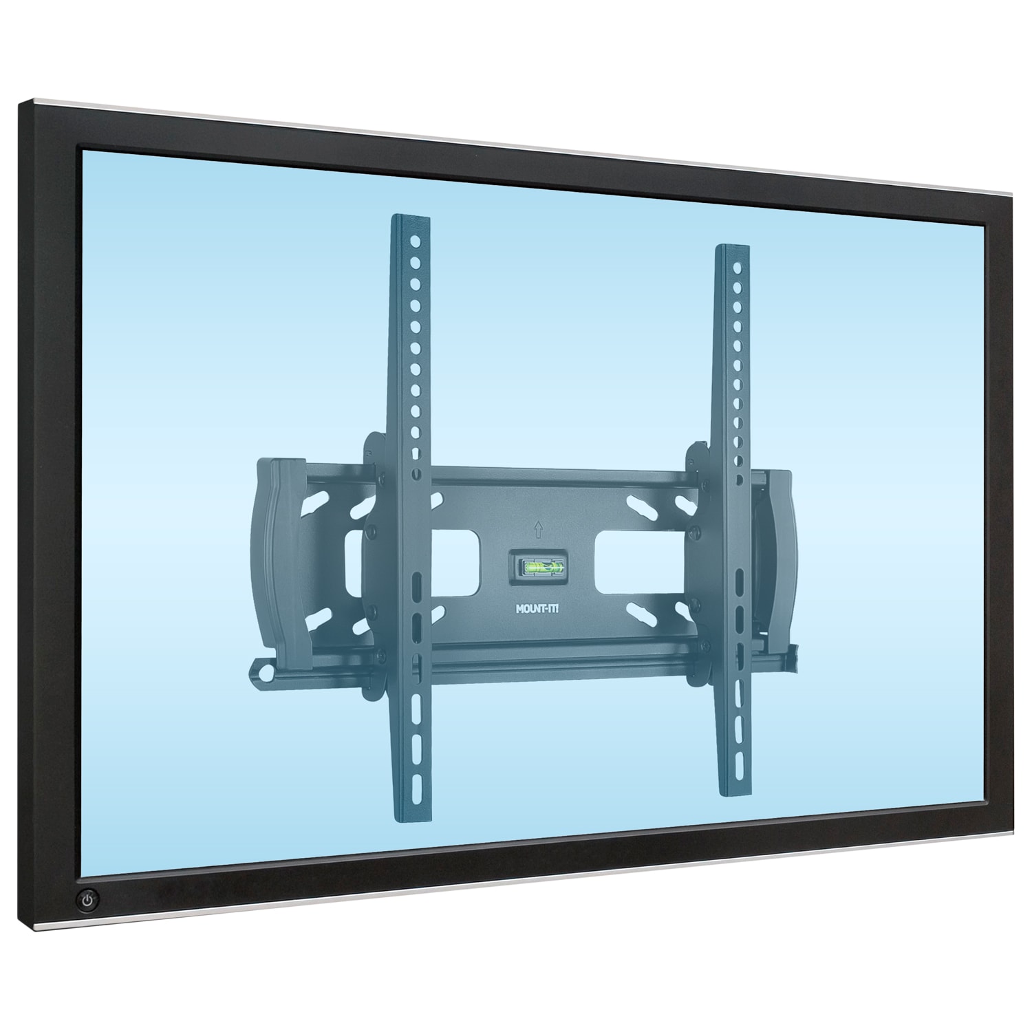 Mount-It! MI-2244T Lockable Anti-Theft TV Wall Mount, 7inH x 21inW x 2inD, Black - Image 4